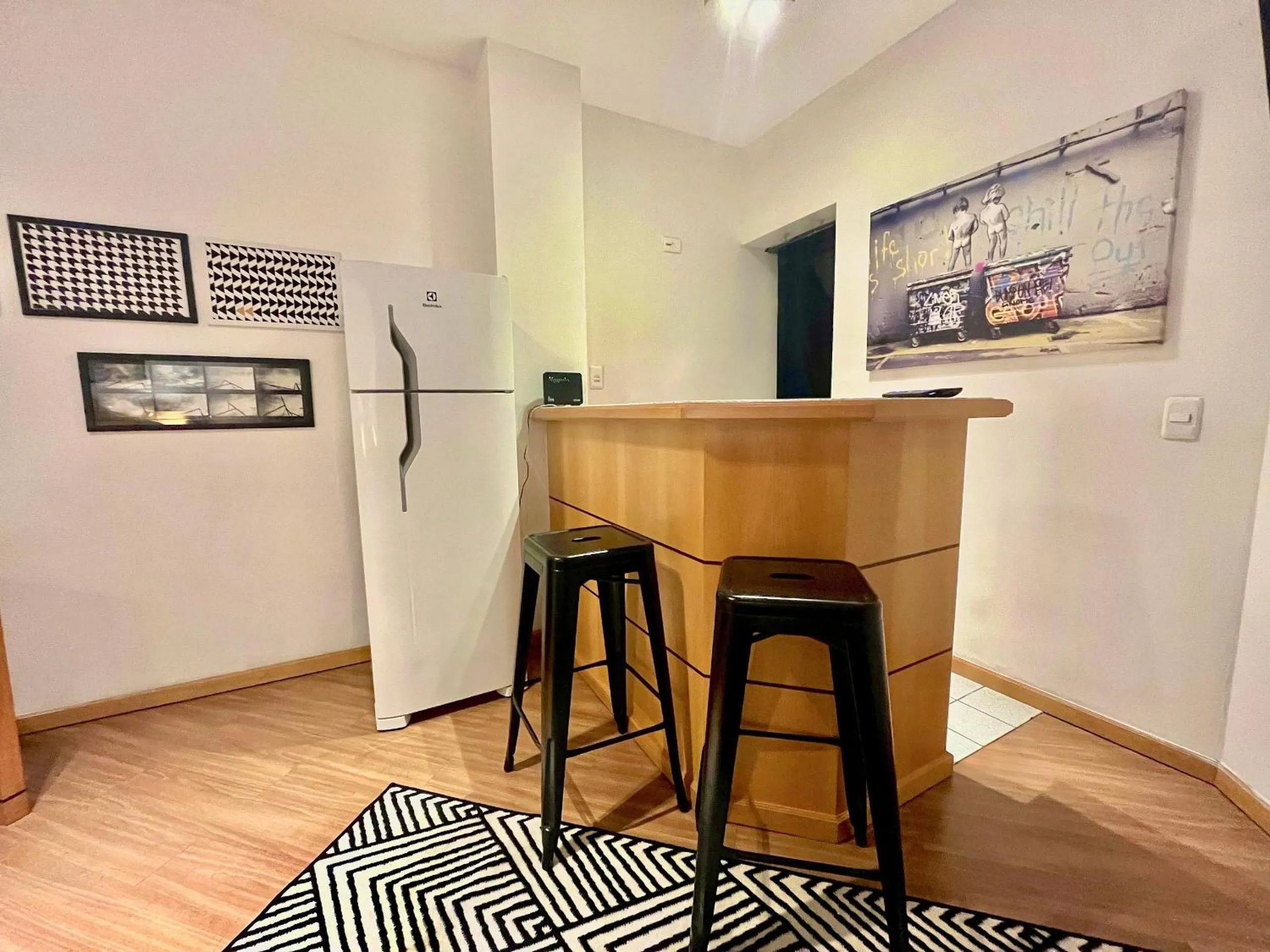 Kitchen or kitchenette in LFlats ALAMEDA CAMPINAS Jardim Paulista