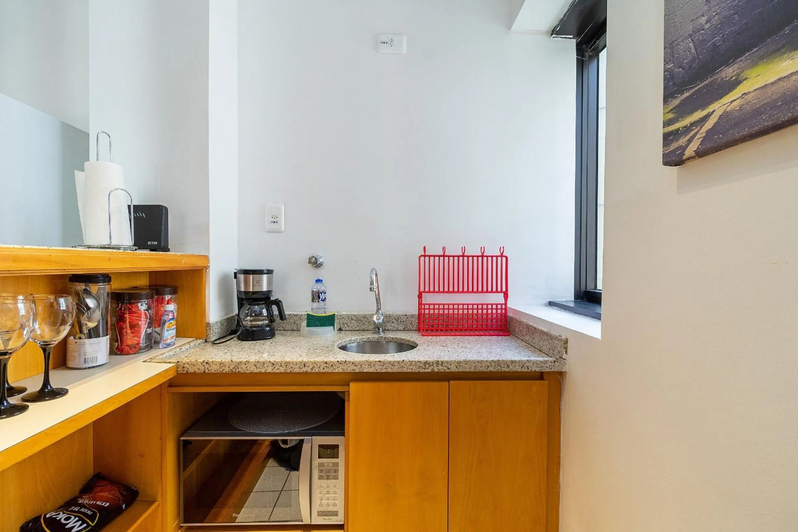 Kitchen or kitchenette in LFlats ALAMEDA CAMPINAS Jardim Paulista