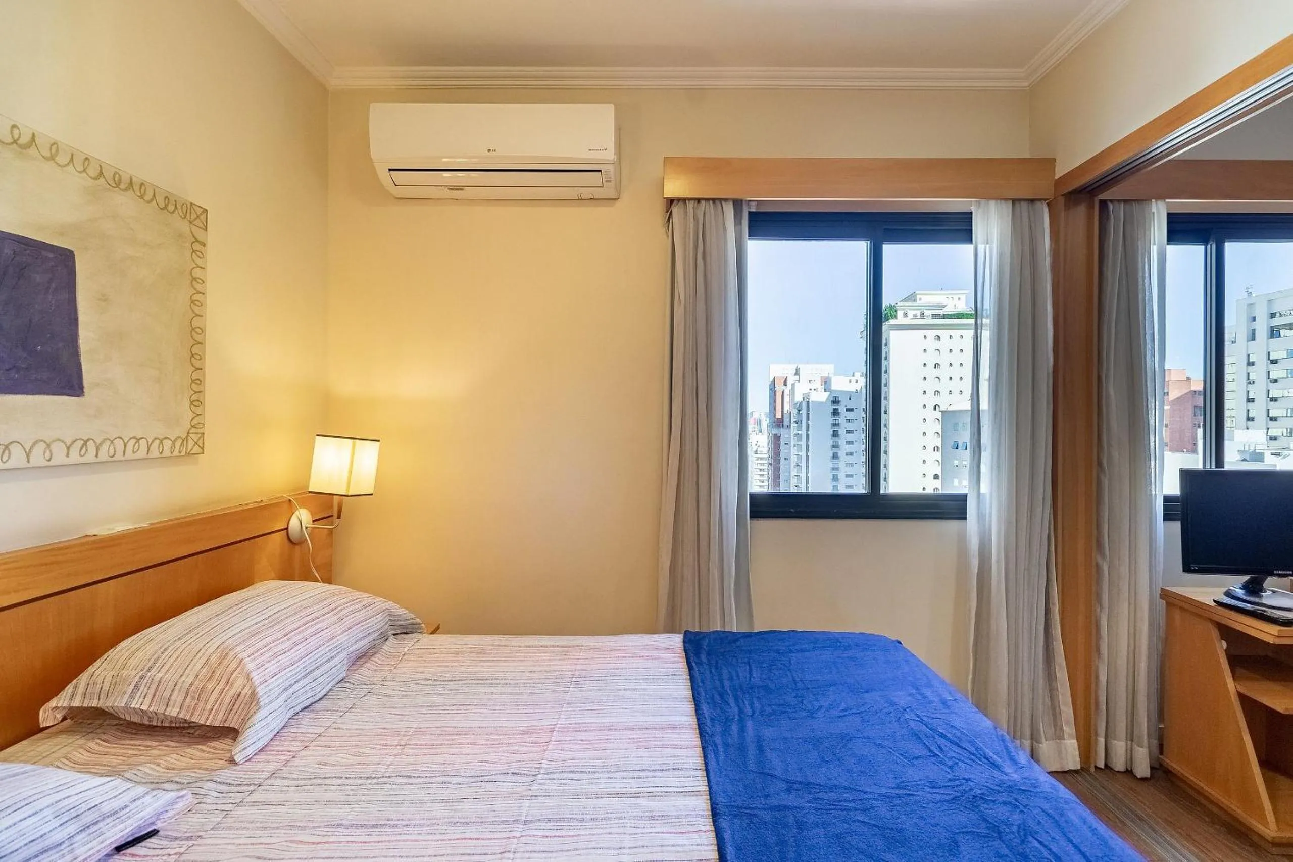 Bedroom in LFlats ALAMEDA CAMPINAS Jardim Paulista