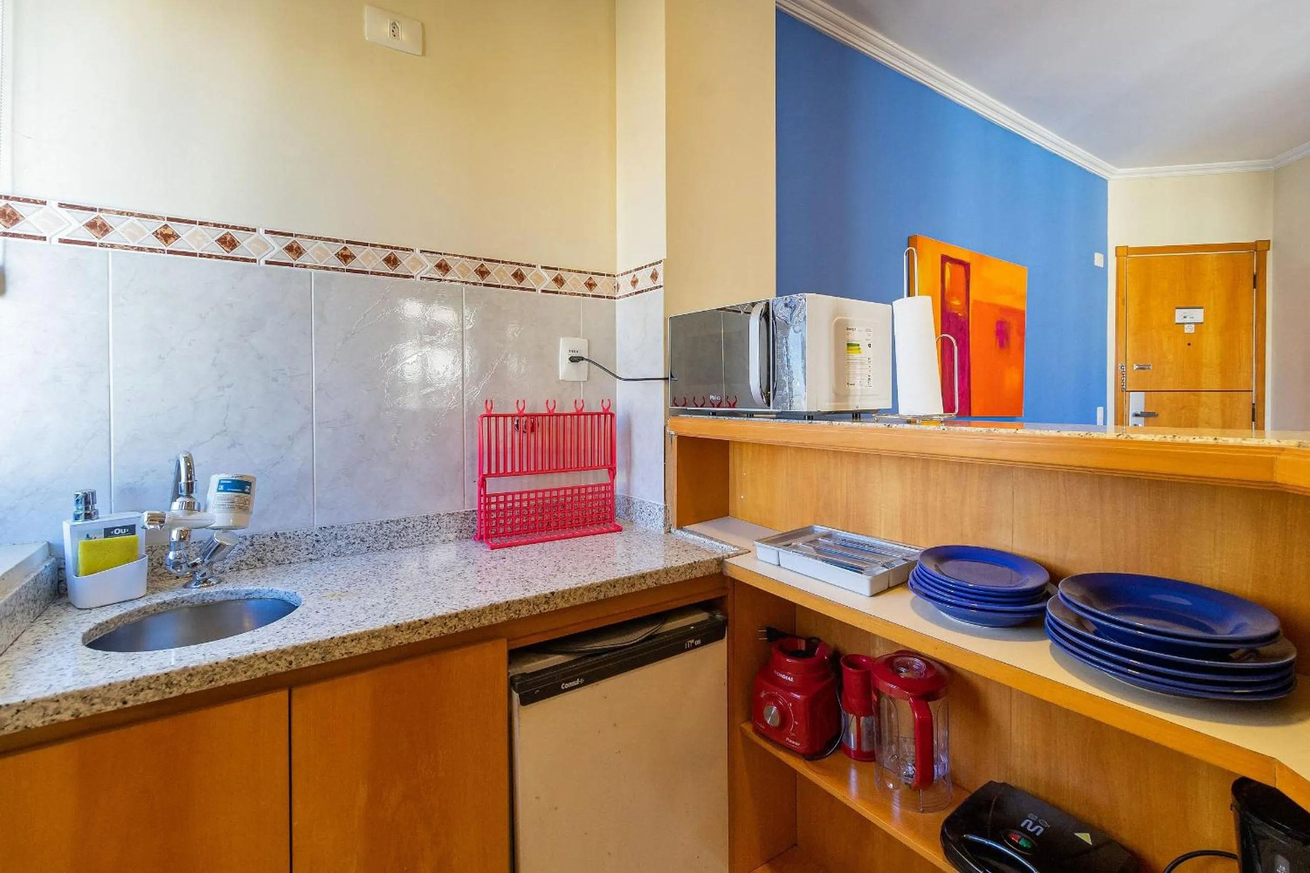 Kitchen or kitchenette in LFlats ALAMEDA CAMPINAS Jardim Paulista