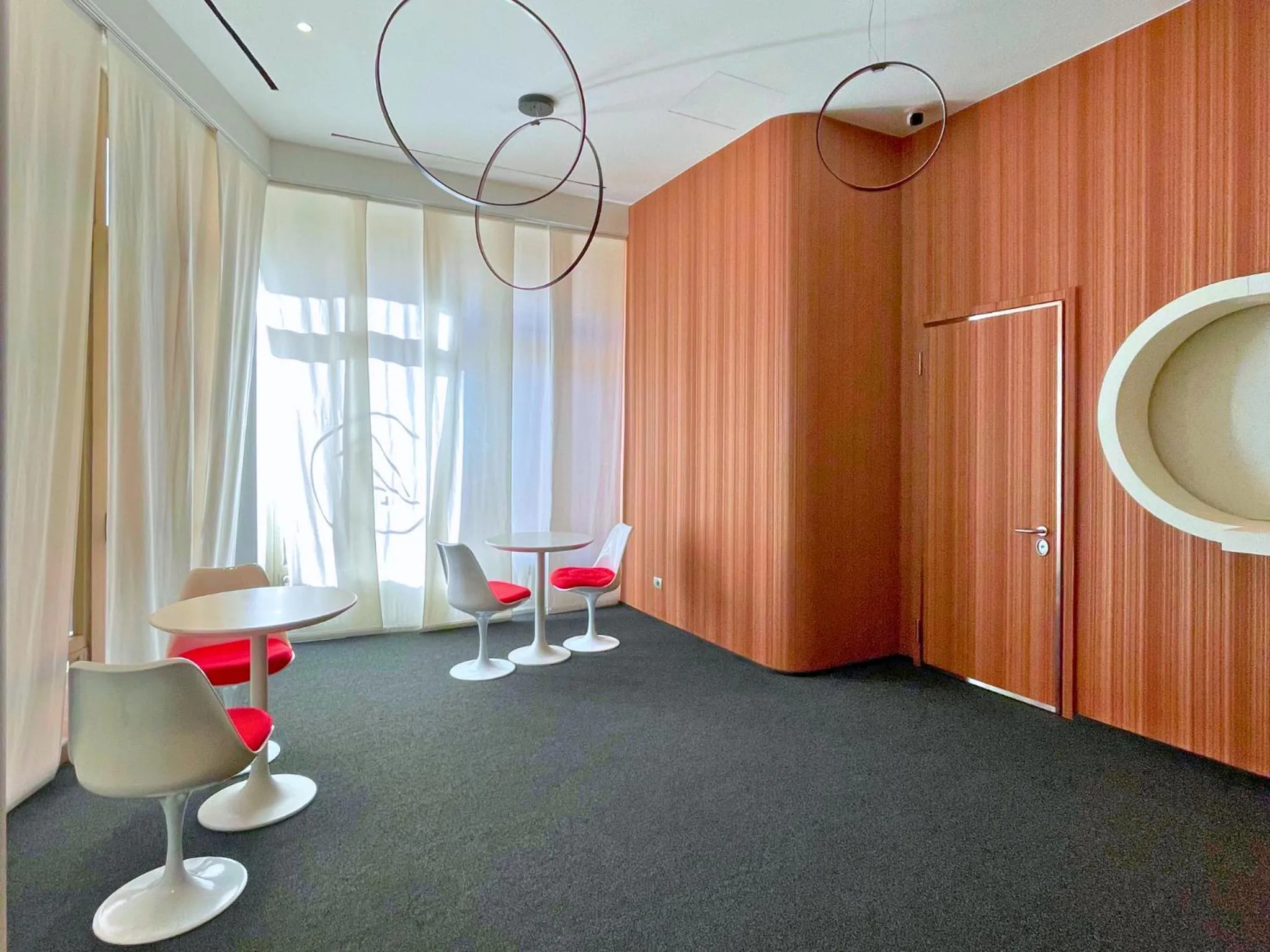 Seating area in Navigli Suites