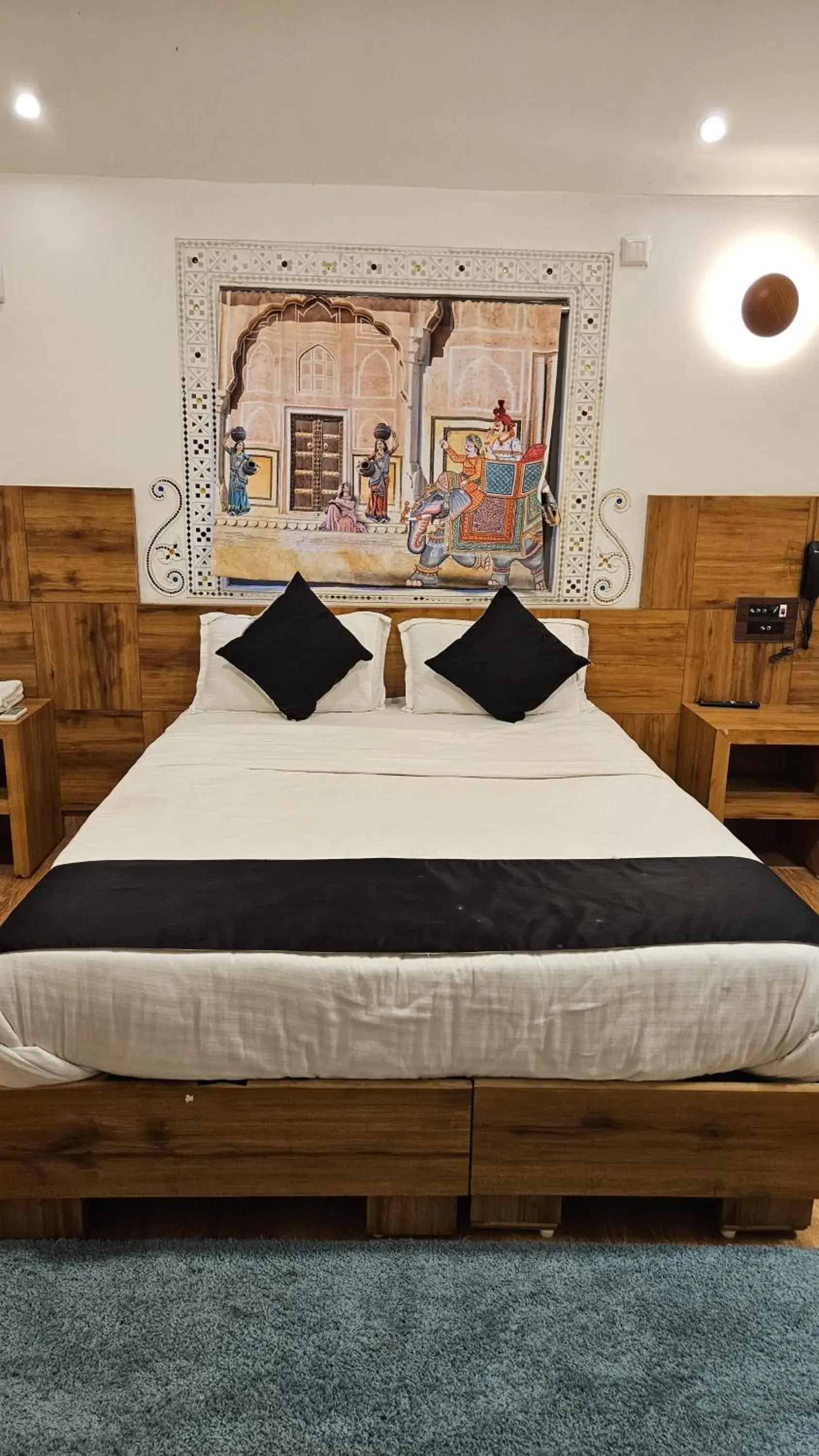 Deluxe Double Room with Balcony - single occupancy in Santkrupa Villa Resort Deluxe Double Room with Balcony - single occupancy in Santkrupa Villa Resort