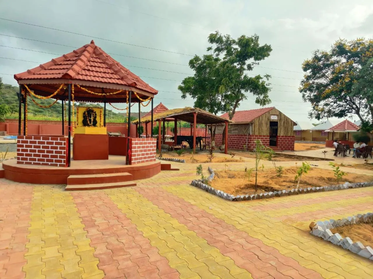 Property building in Santkrupa Villa Resort