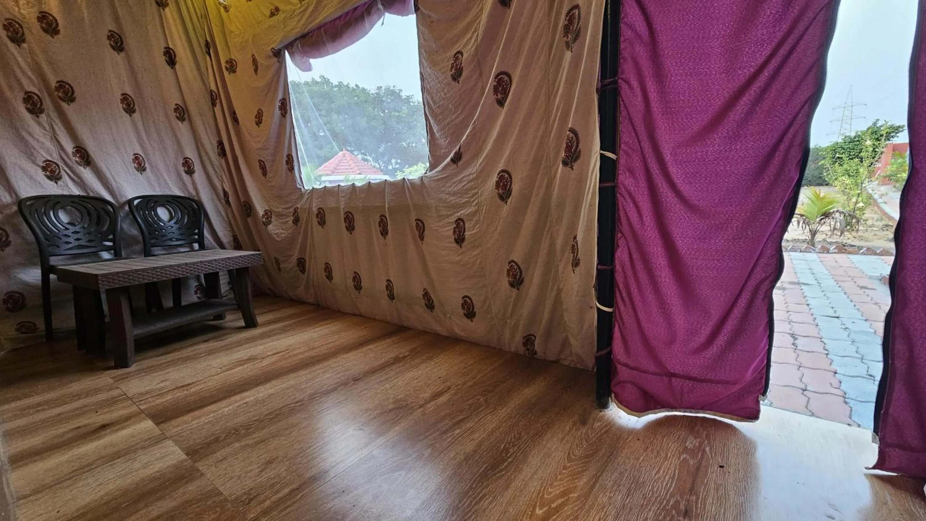 Balcony/Terrace in Santkrupa Villa Resort