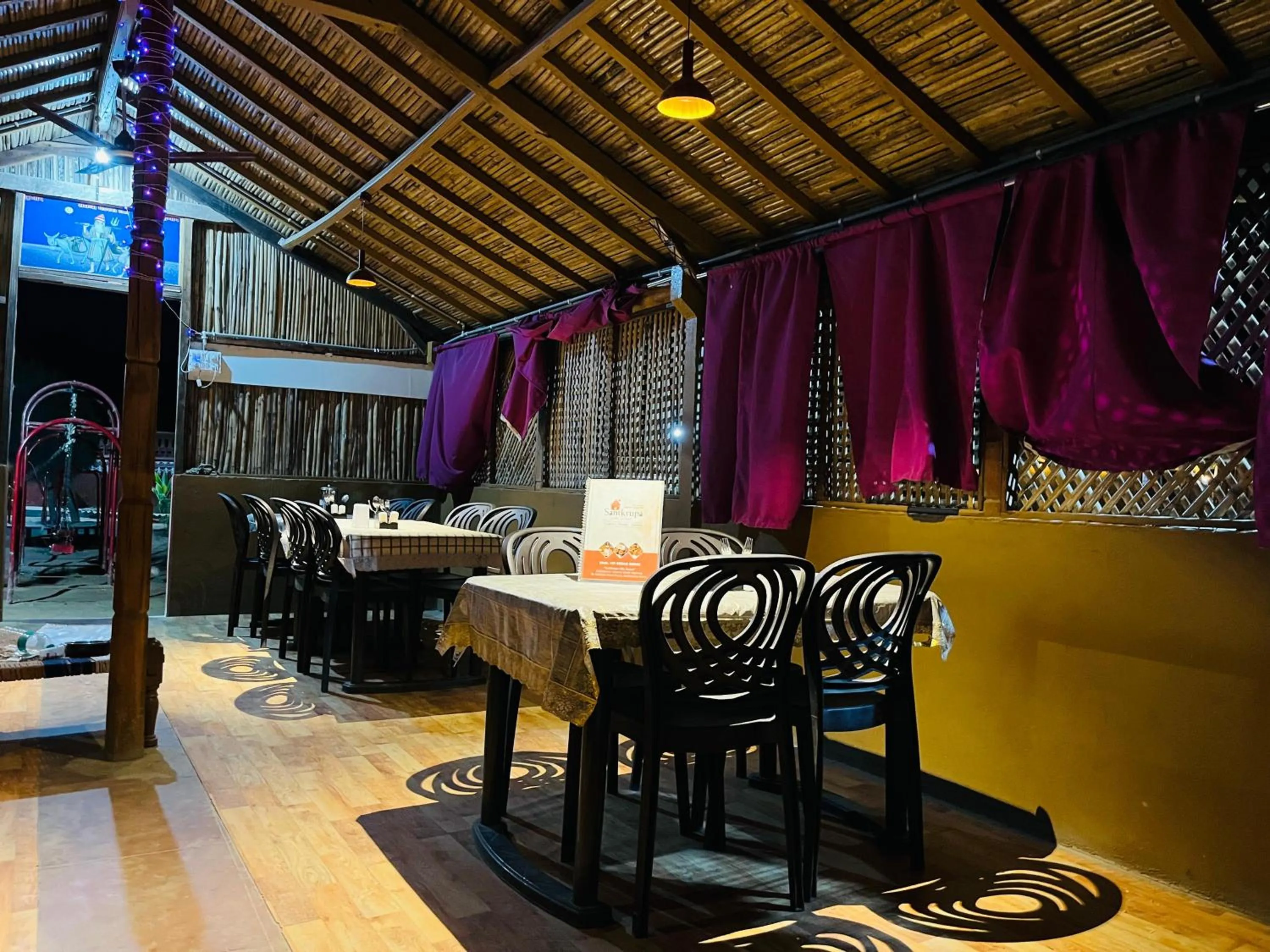 Restaurant/places to eat in Santkrupa Villa Resort