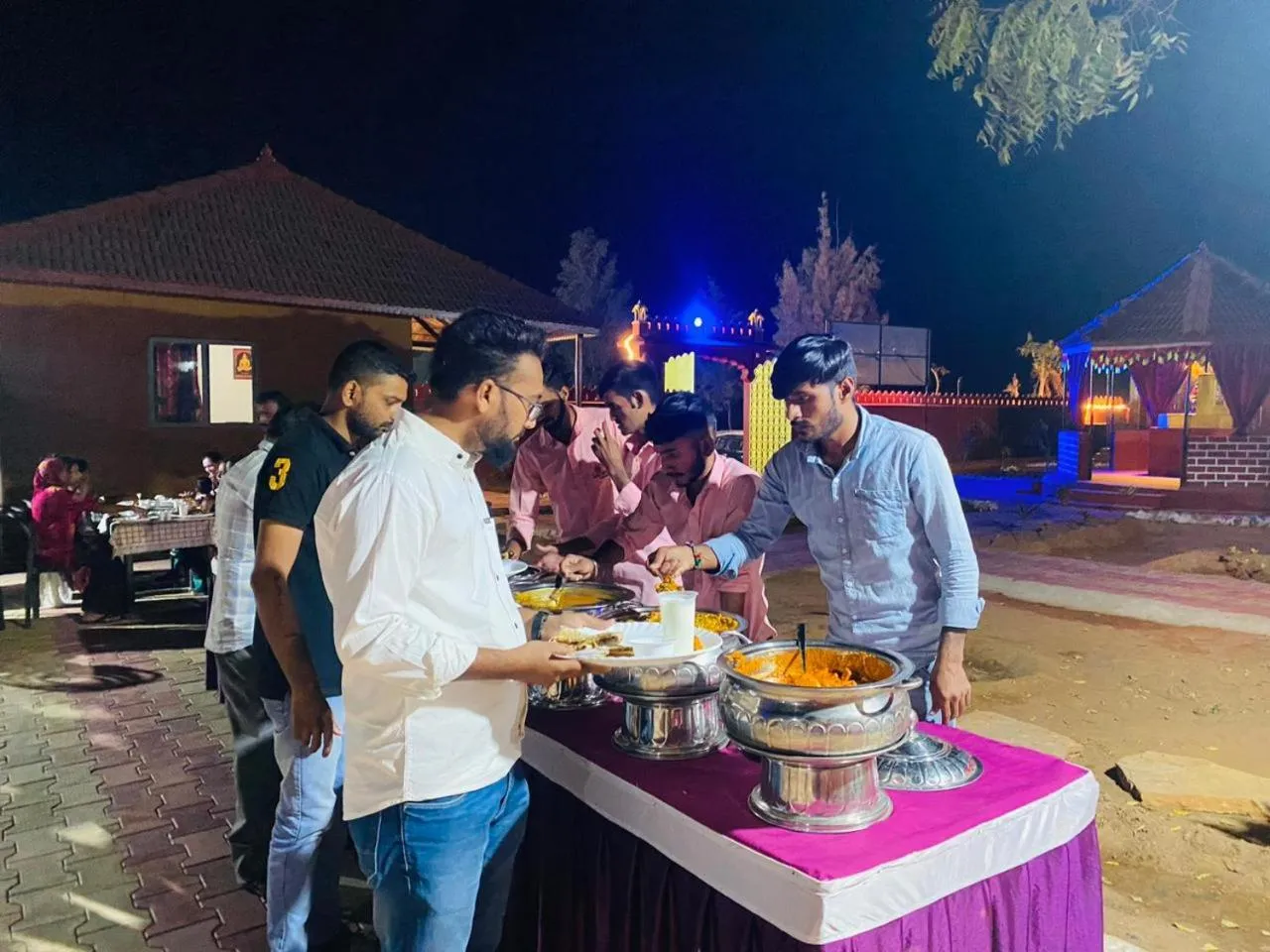 Dinner in Santkrupa Villa Resort