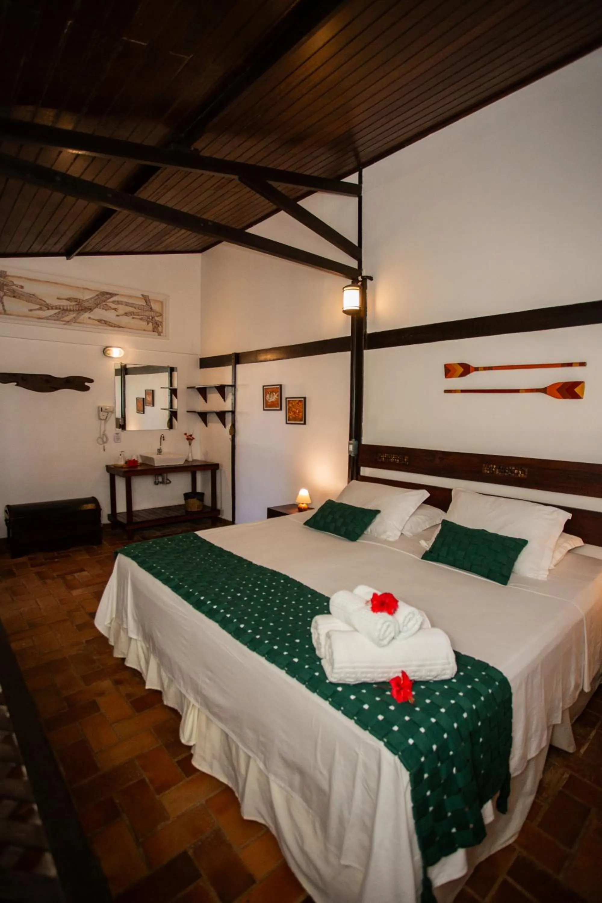 Photo of the whole room, Bed in Pousada Santú Noronha