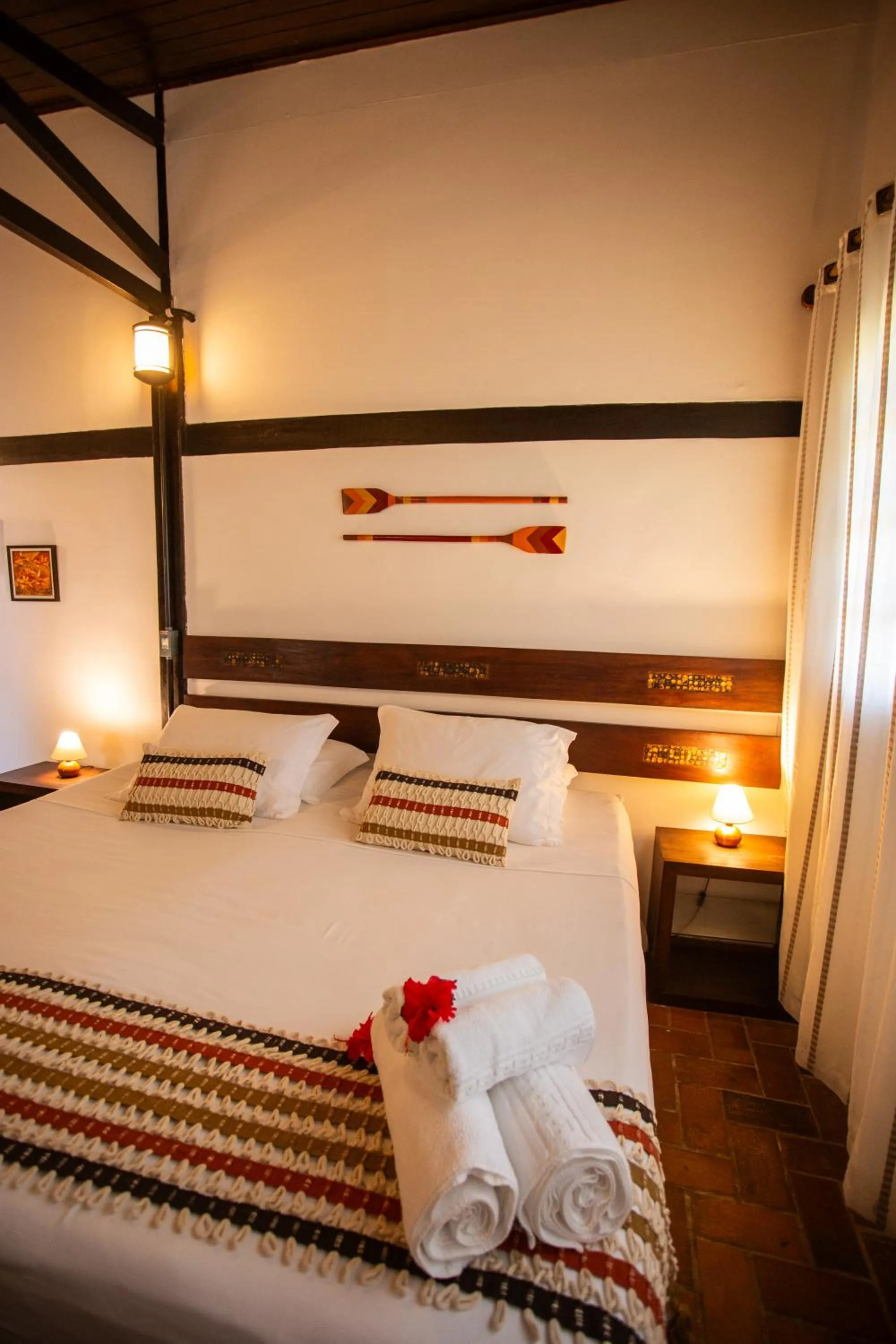 Bed in Pousada Santú Noronha