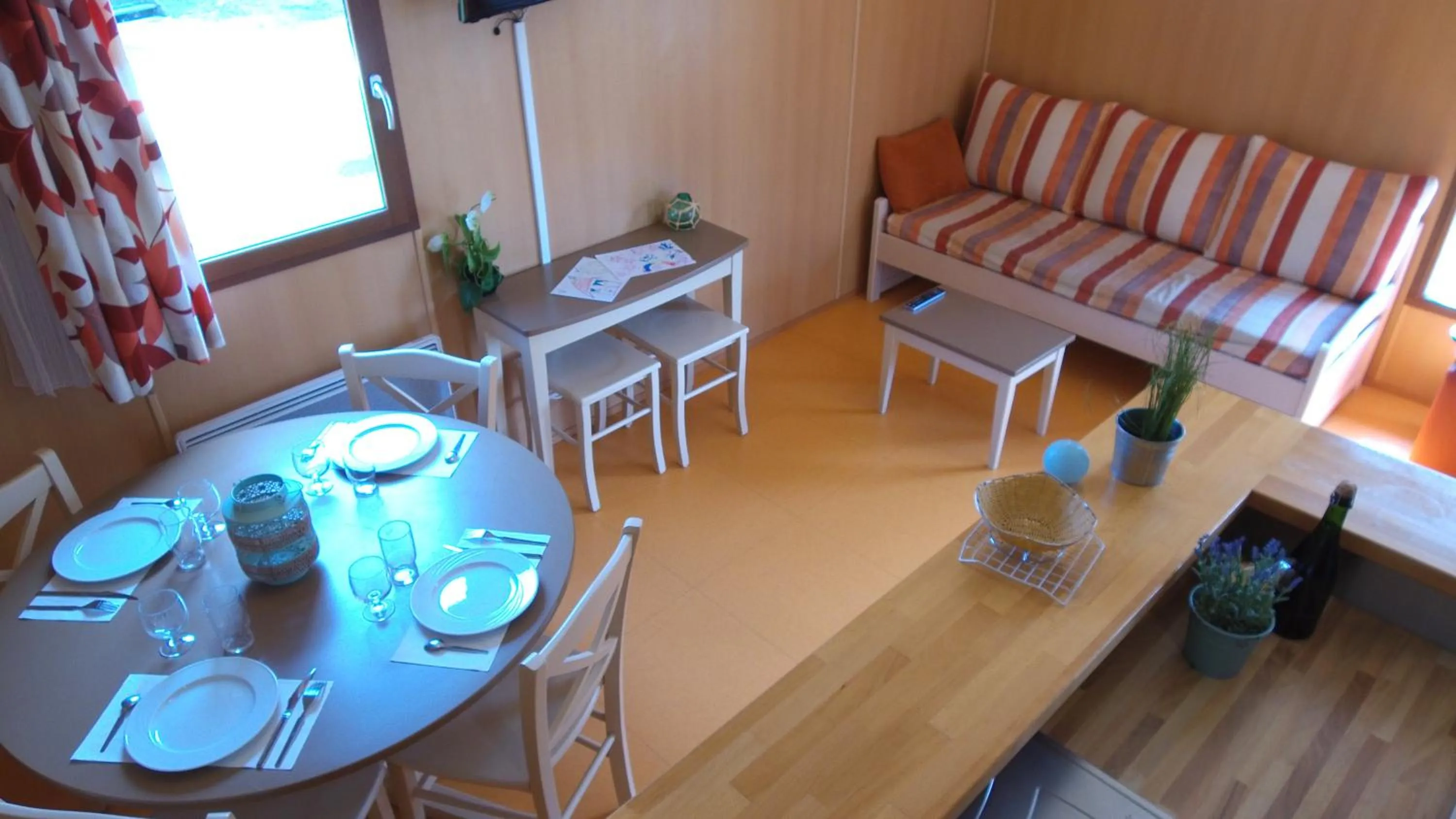 Living room in Les lodges de Sainte-Suzanne