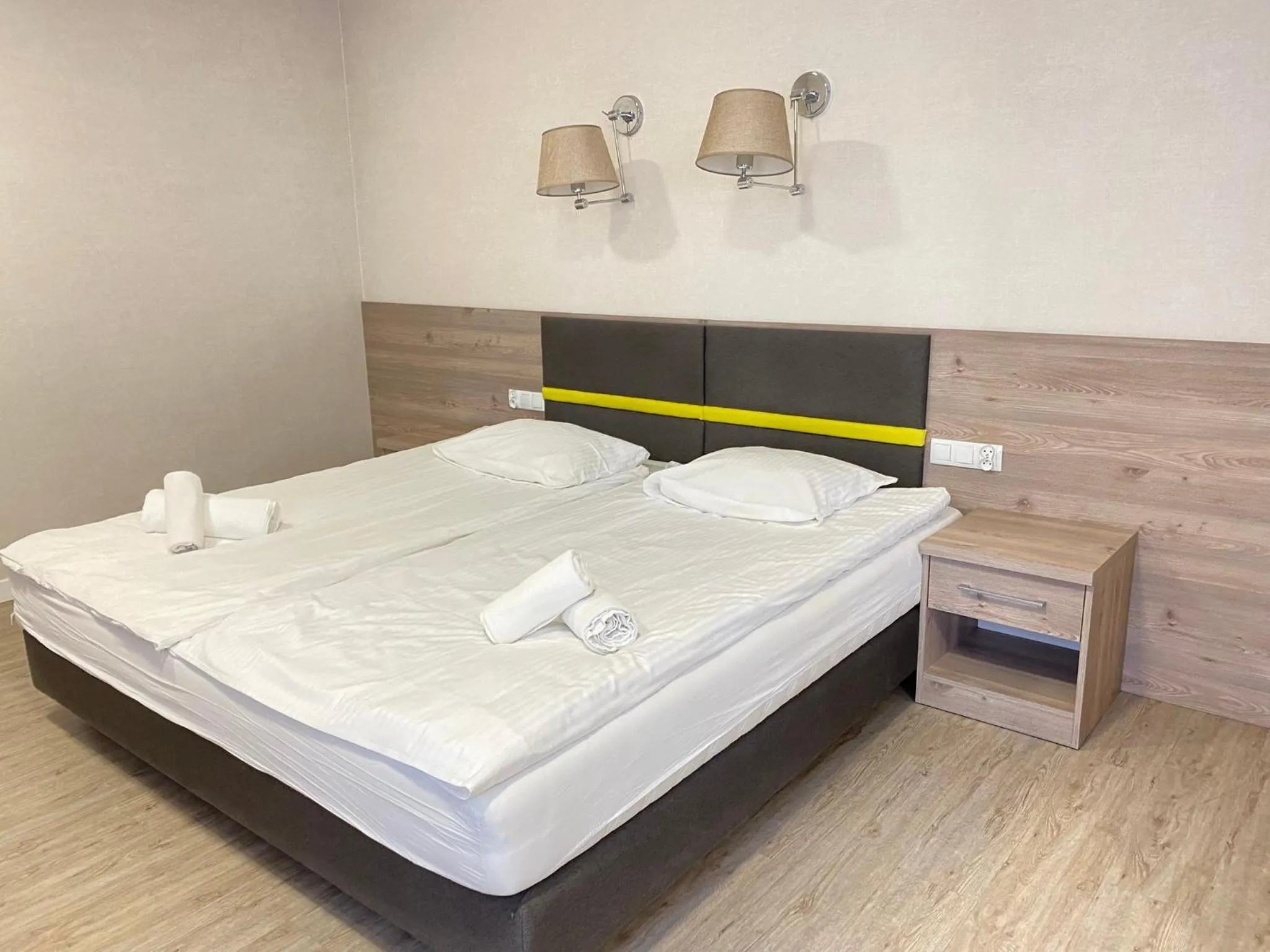 Bed in Sanatorium Uzdrowiskowe Augustów