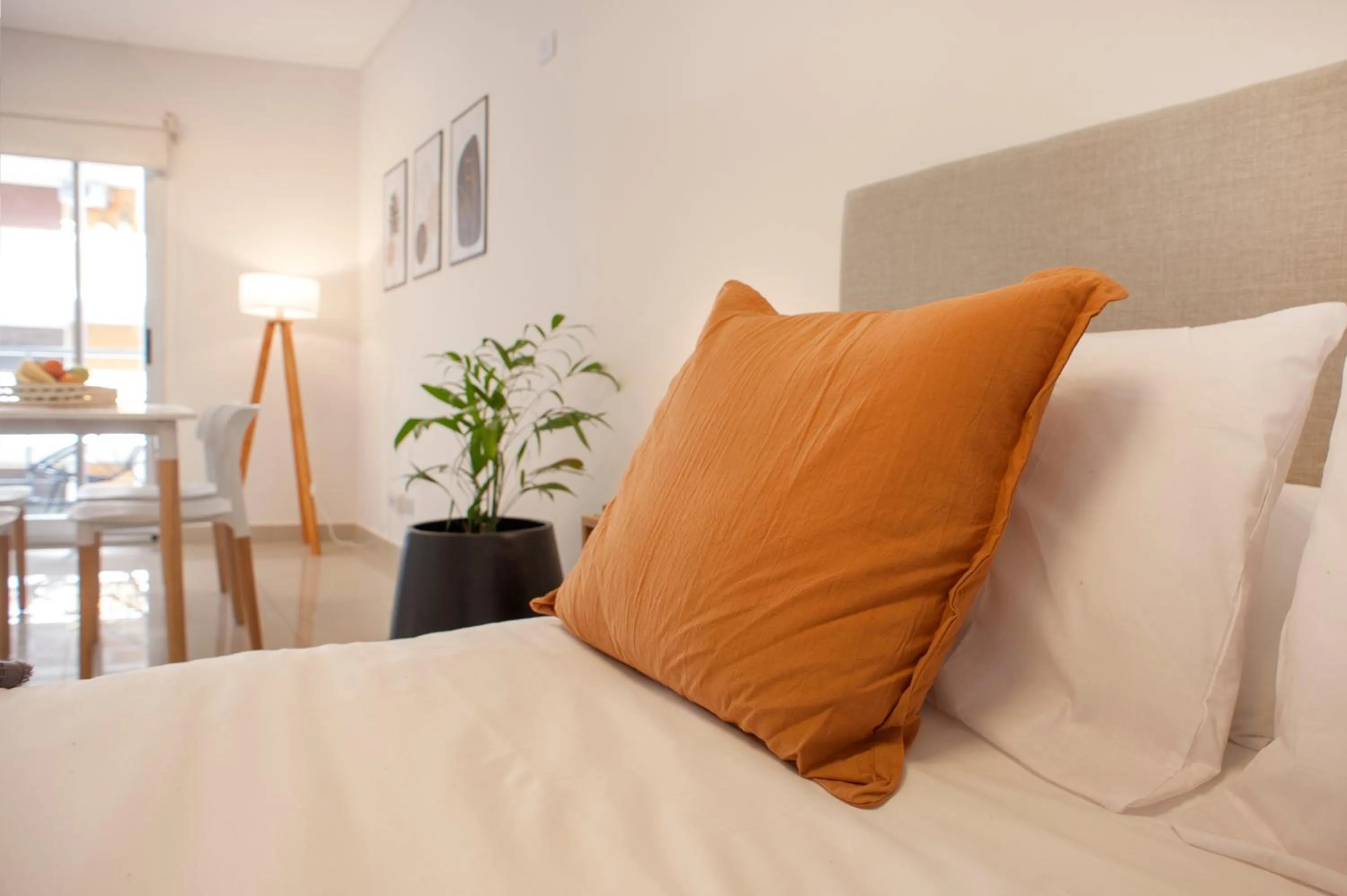 Bed in Báltico Suites