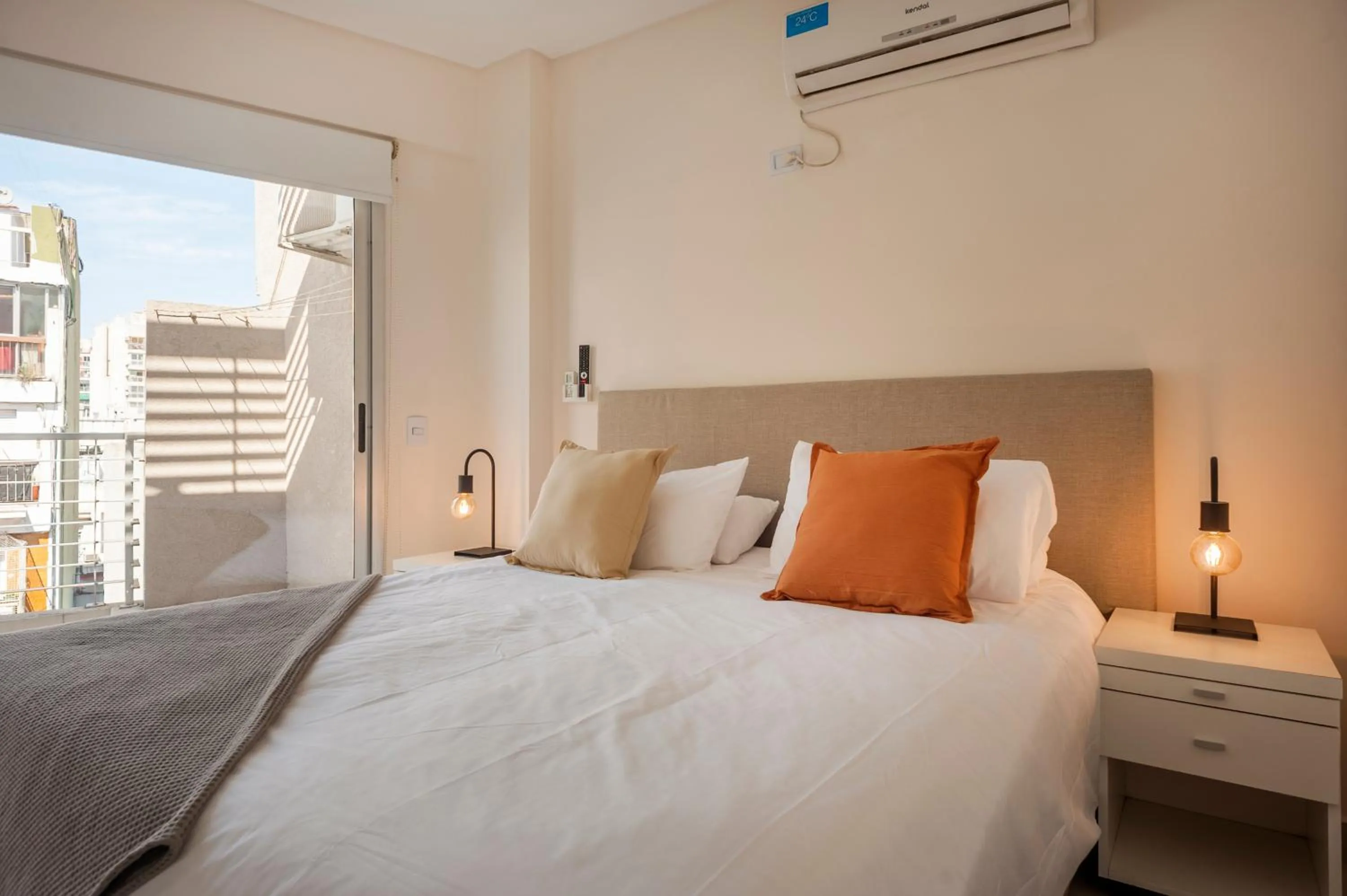 Bed in Báltico Suites