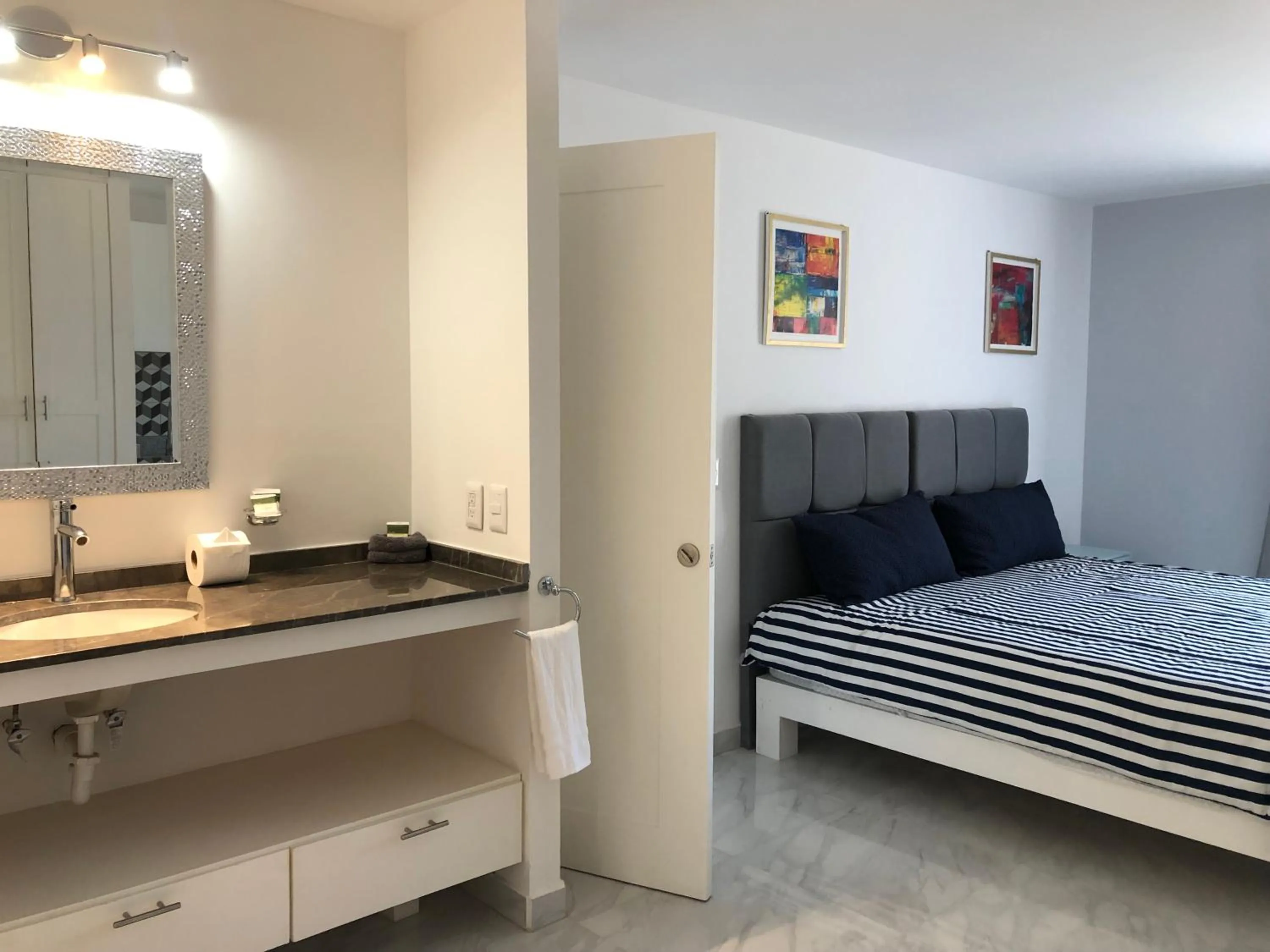 Bed in Morgan Hotel Boutique & Residences, Los Cabos