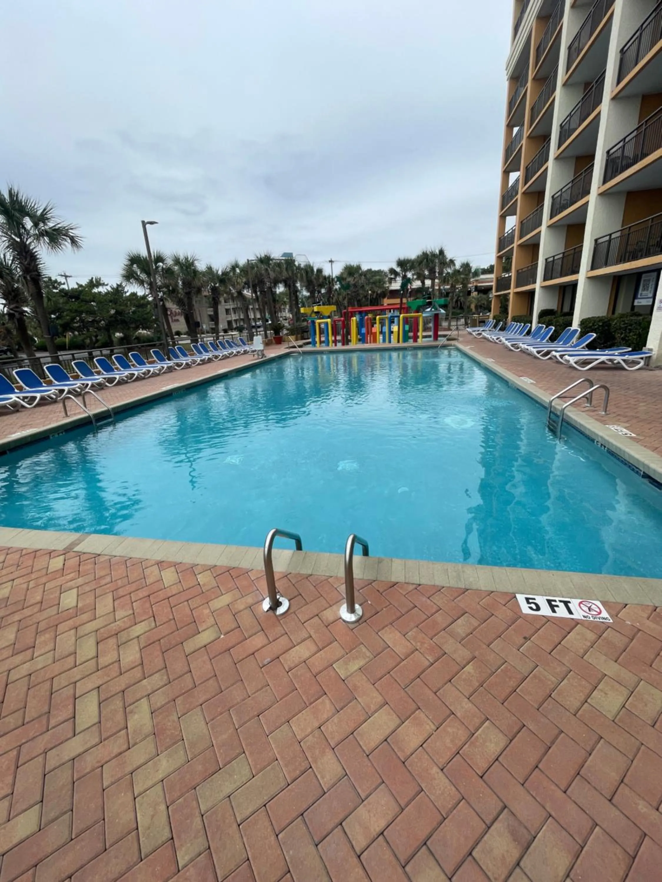 Pool view in Caravelle Resort