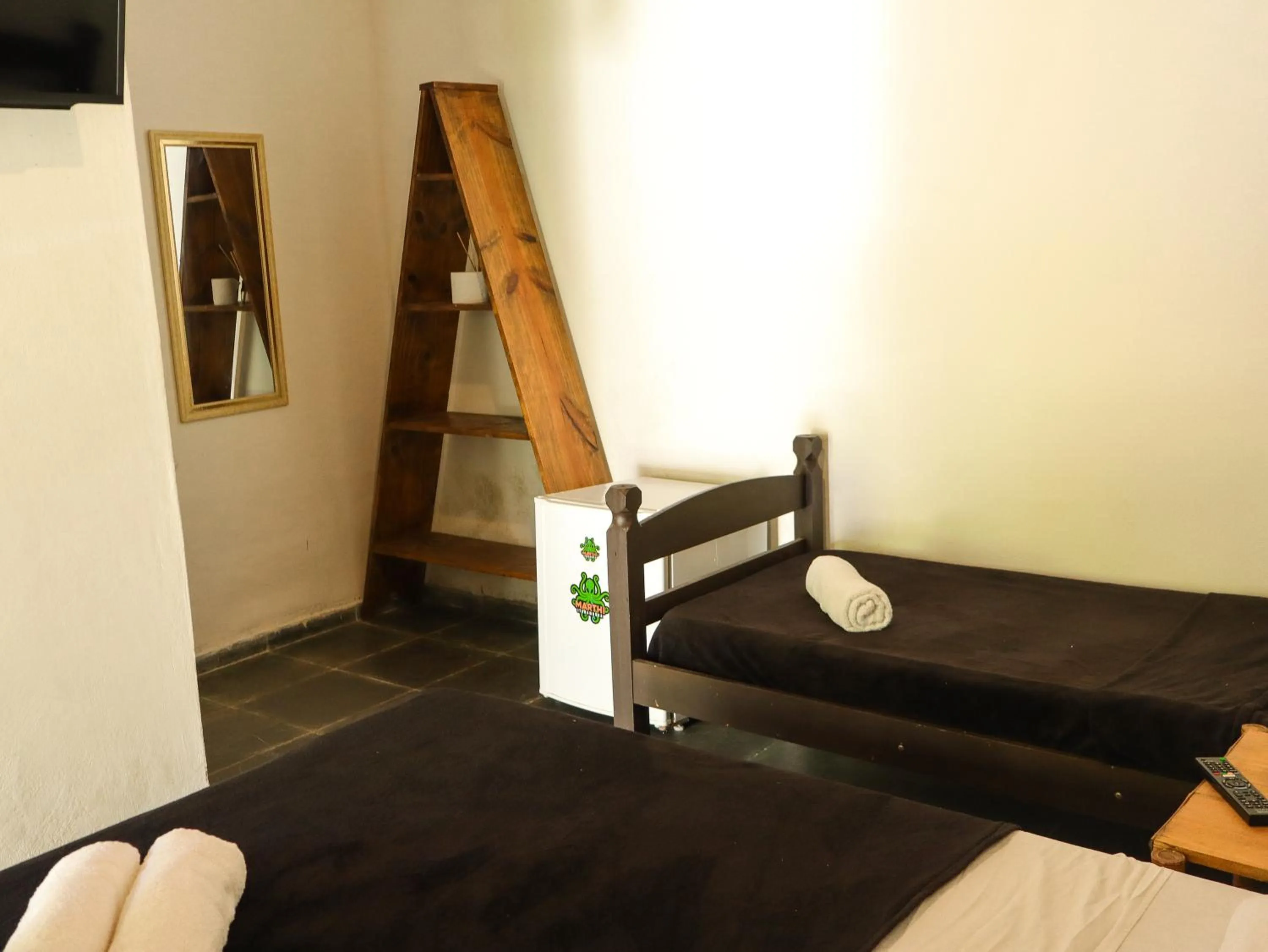 Bed in Pousada e Hostel Marthi