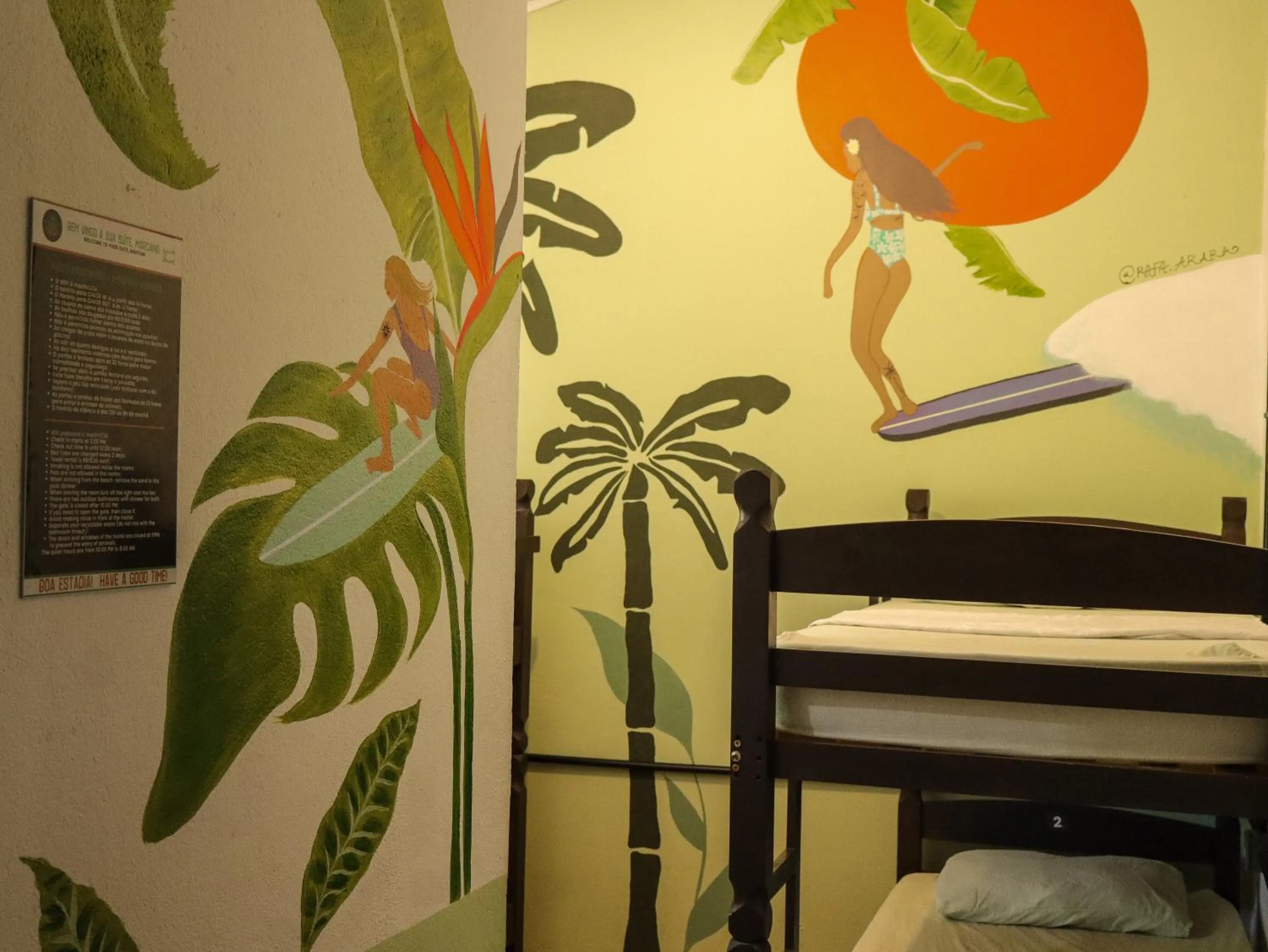 Bedroom in Pousada e Hostel Marthi