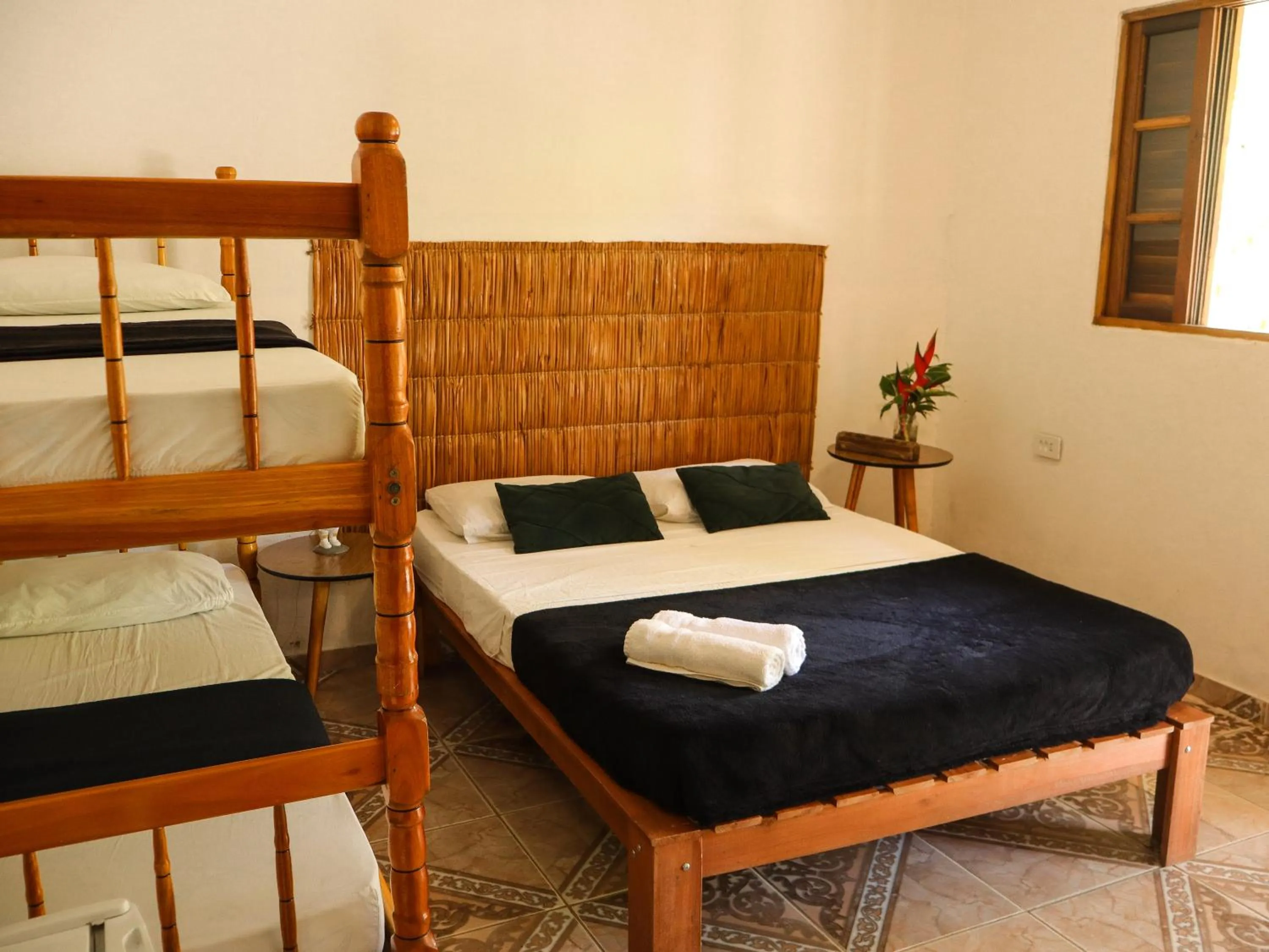 Bed in Pousada e Hostel Marthi