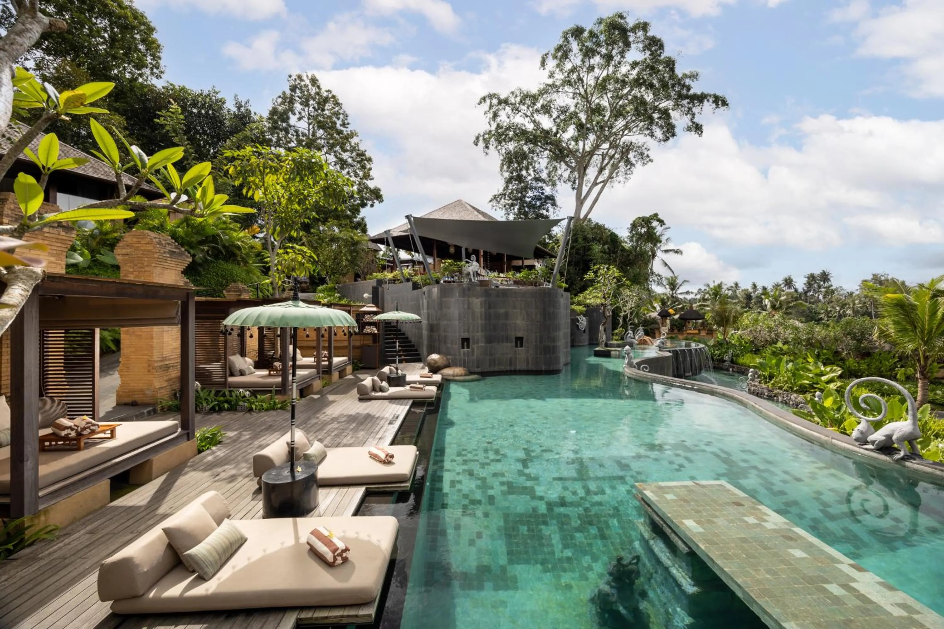Pool view in Sanna Ubud A Pramana Experience