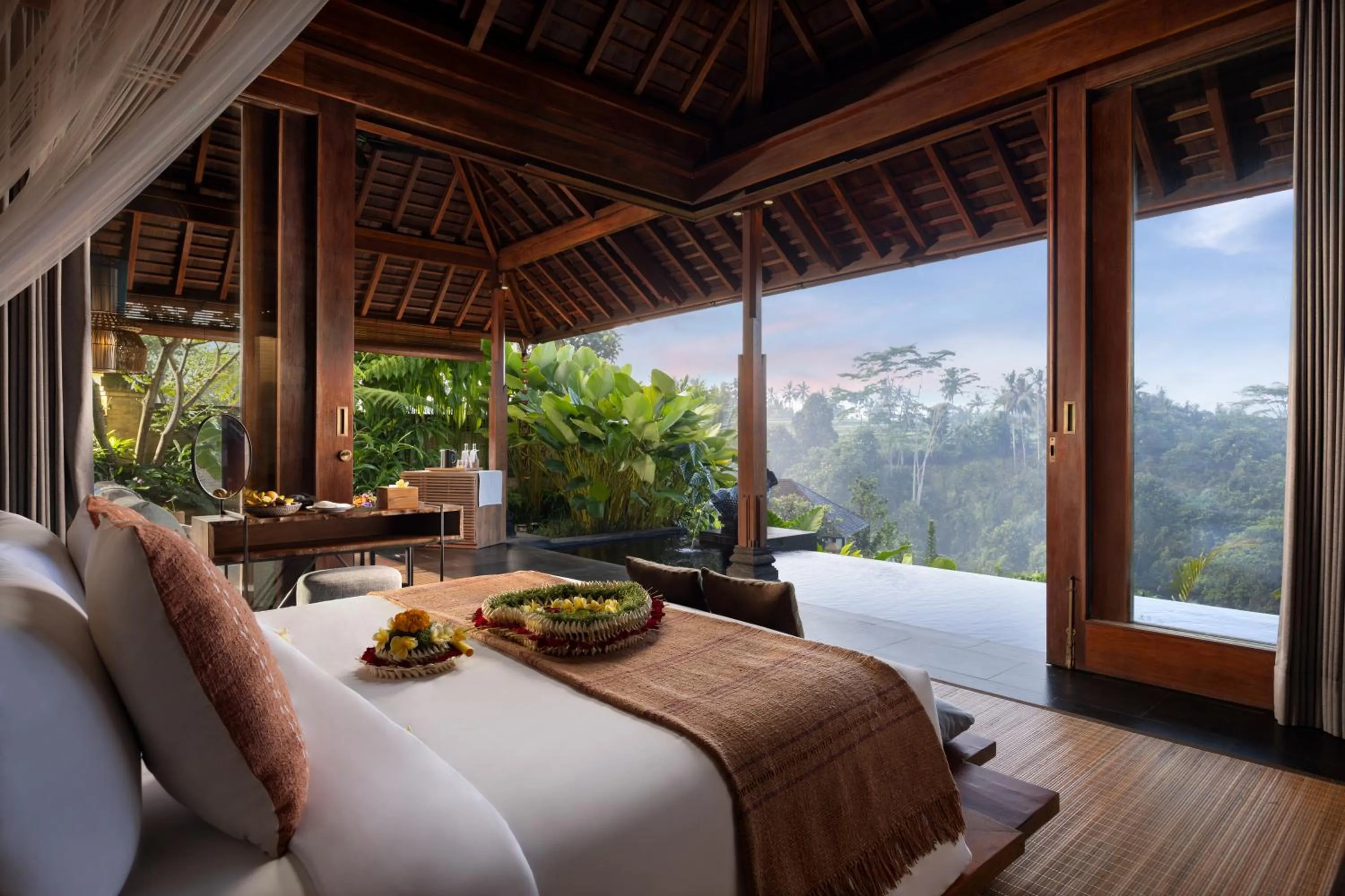 Bed in Sanna Ubud A Pramana Experience