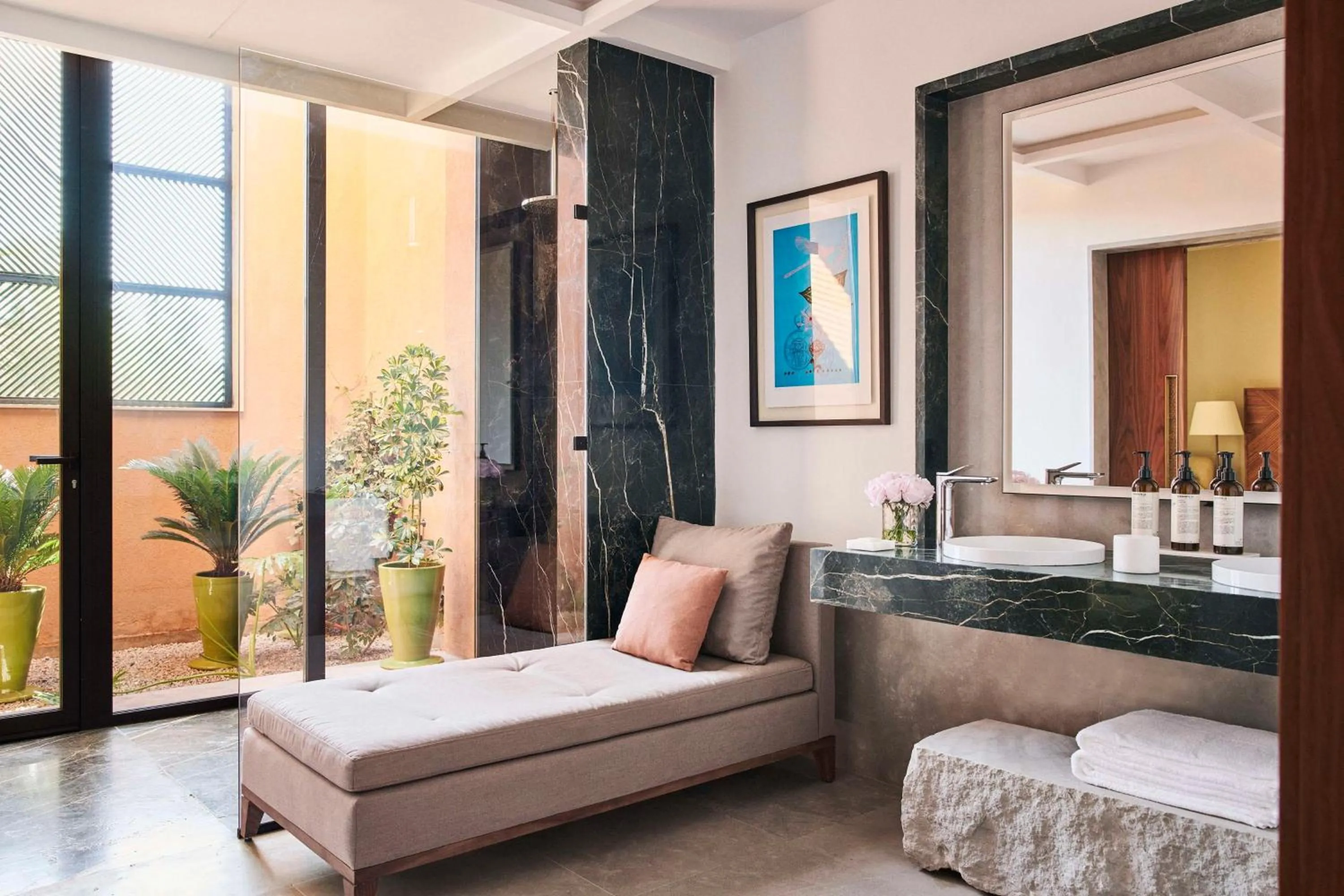 Bedroom, Bed in Park Hyatt Marrakech