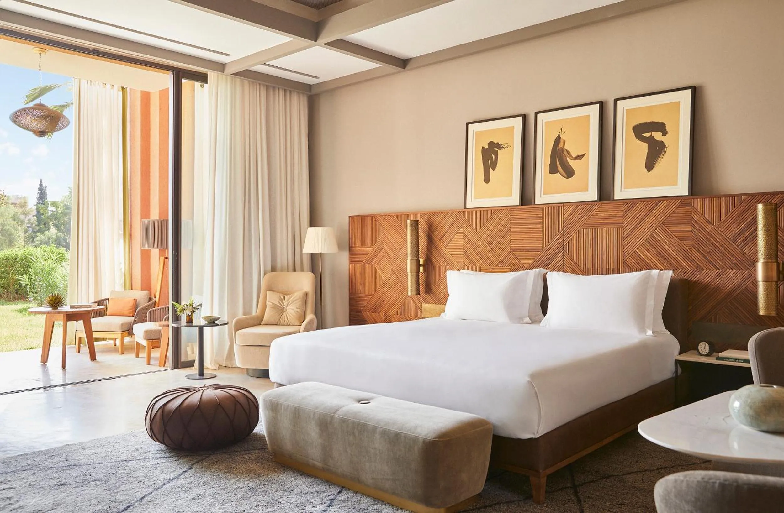 Bedroom, Bed in Park Hyatt Marrakech