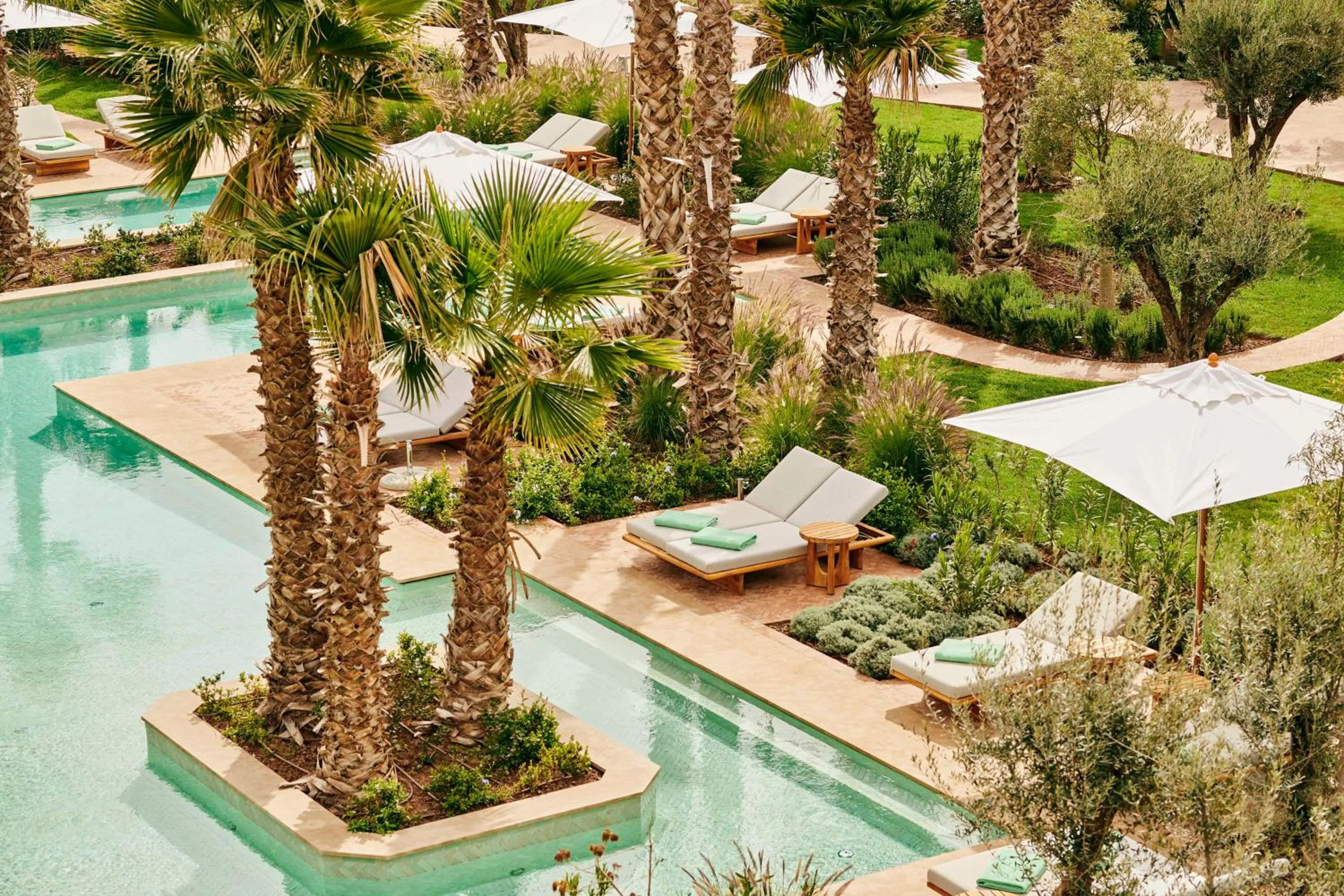 Swimming pool in Park Hyatt Marrakech