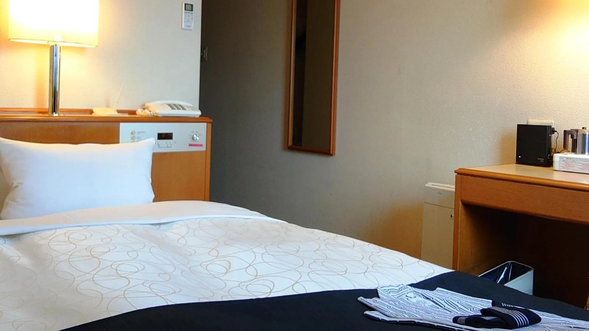 Bed in Aomori Green Park Hotel Annex