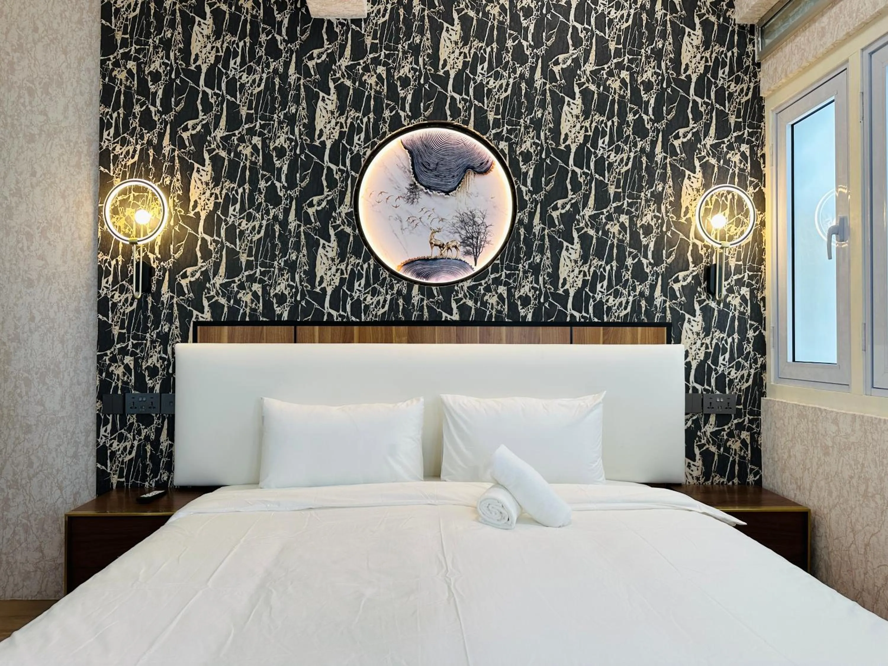 Bed in Kam Leng Hotel