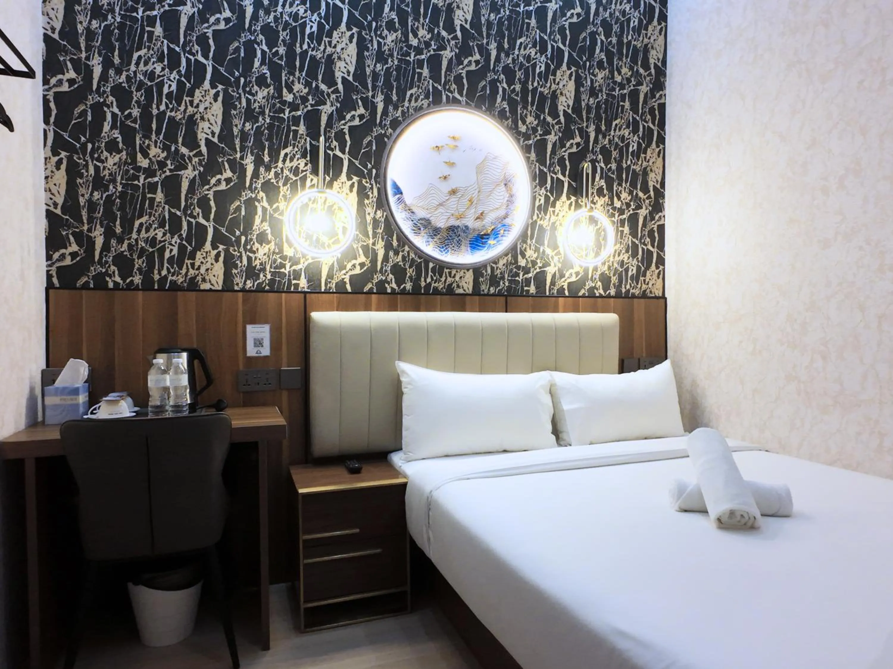 Bed in Kam Leng Hotel