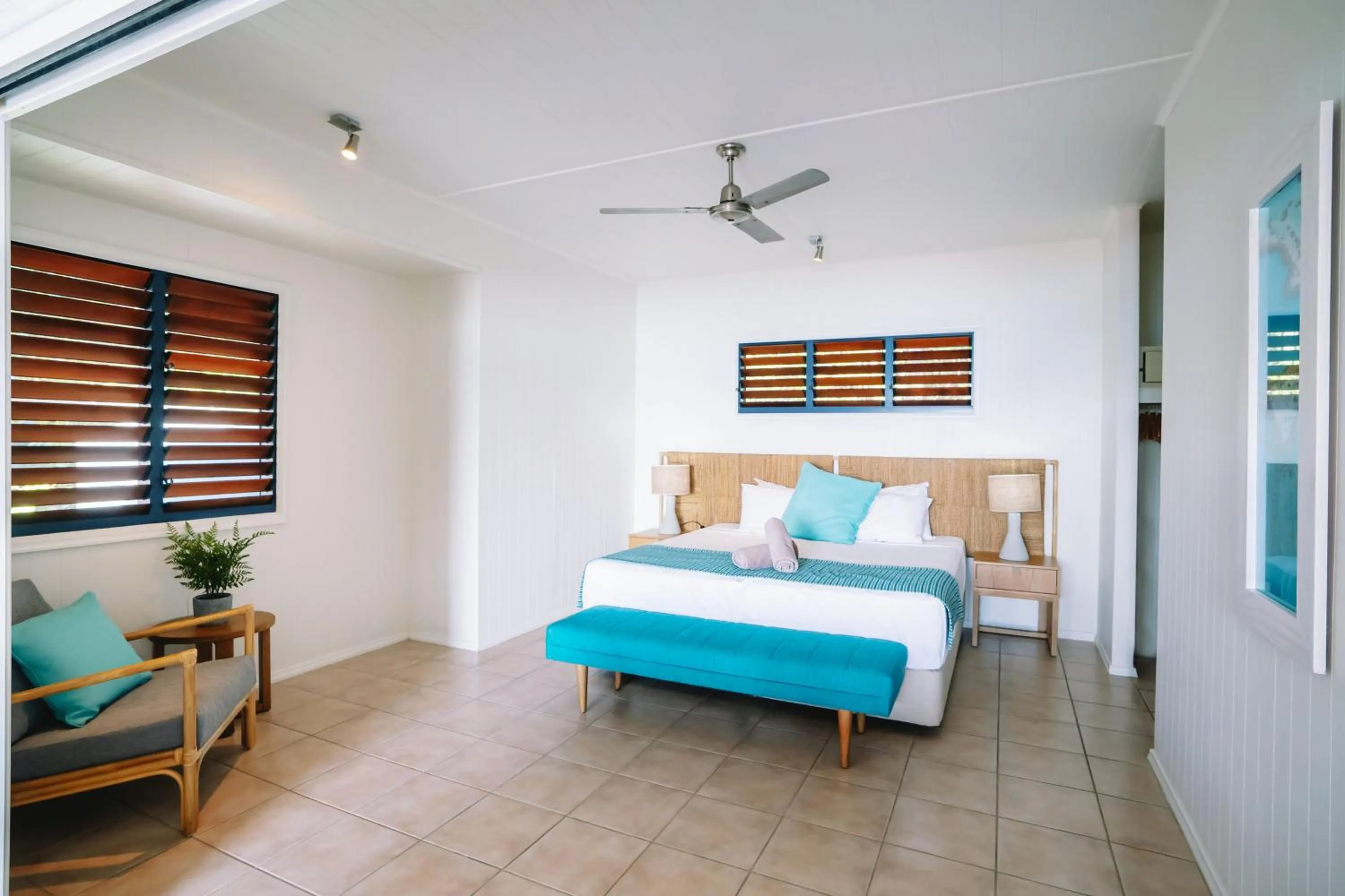 Bed in Palm Bay Resort