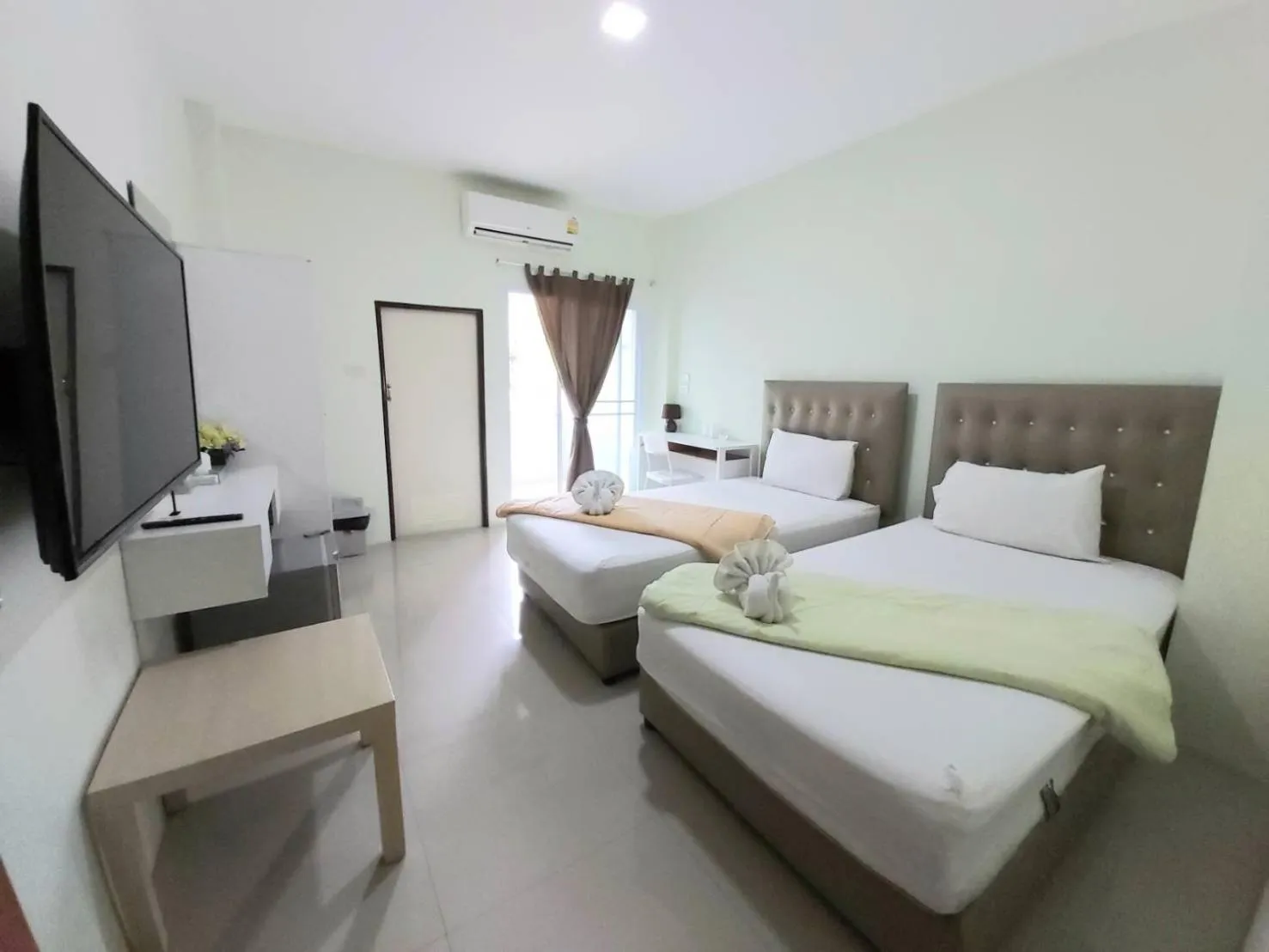 Bedroom, Bed in Papangkorn House