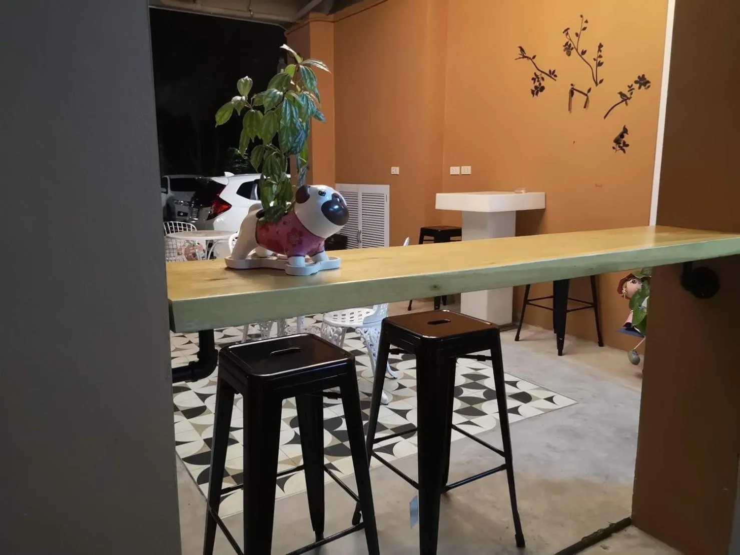 Seating area in Papangkorn House