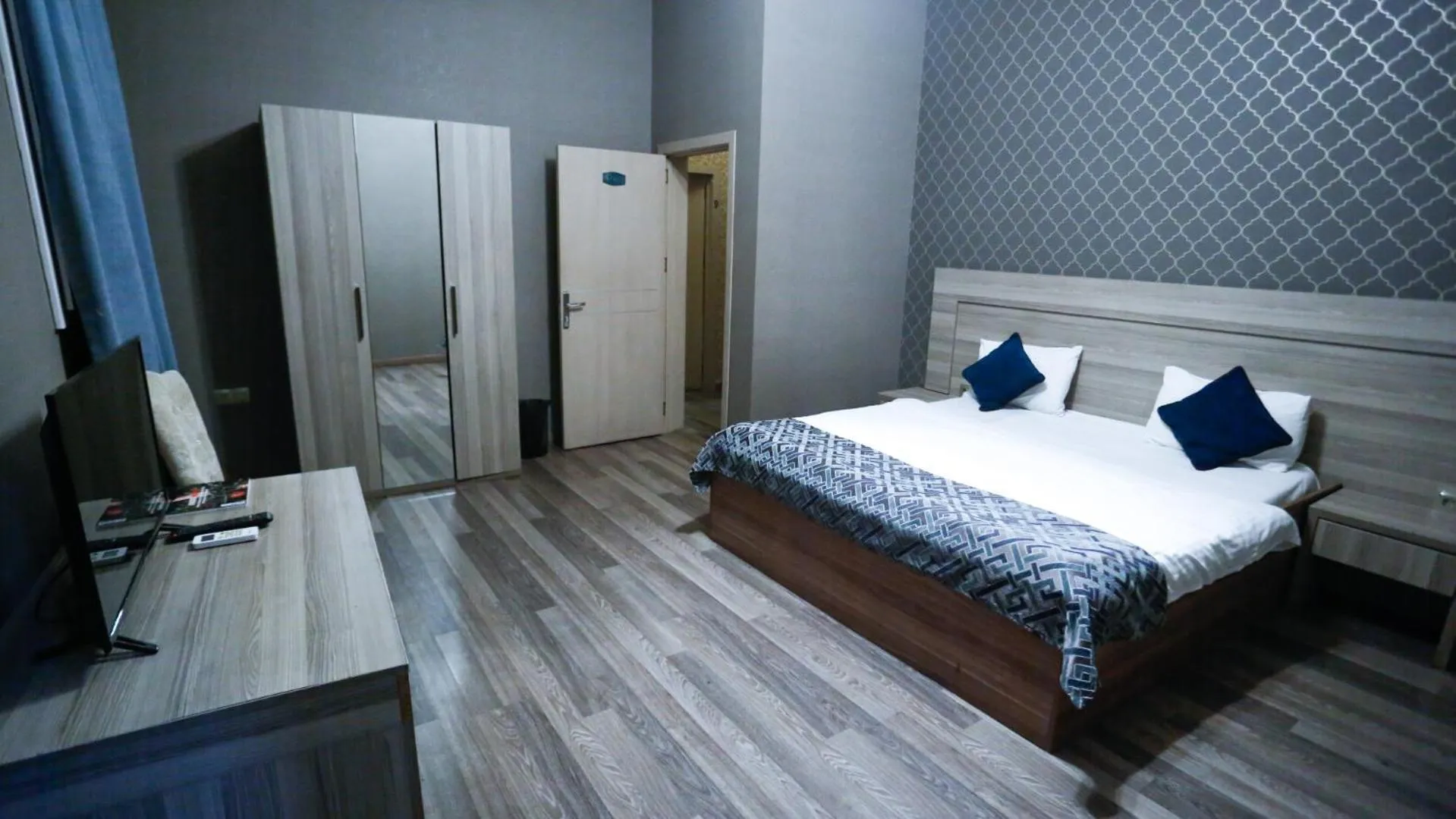 Bed in Nemi Museum Hotel Baku Nz