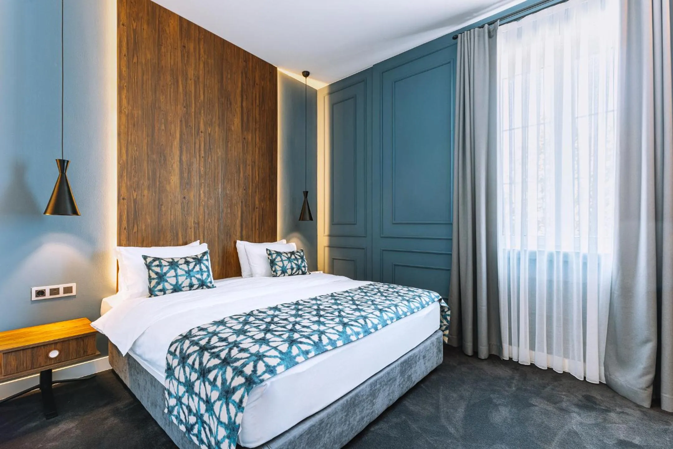 Photo of the whole room, Bed in Hotel Twenties Tbilisi - Stay & Dine