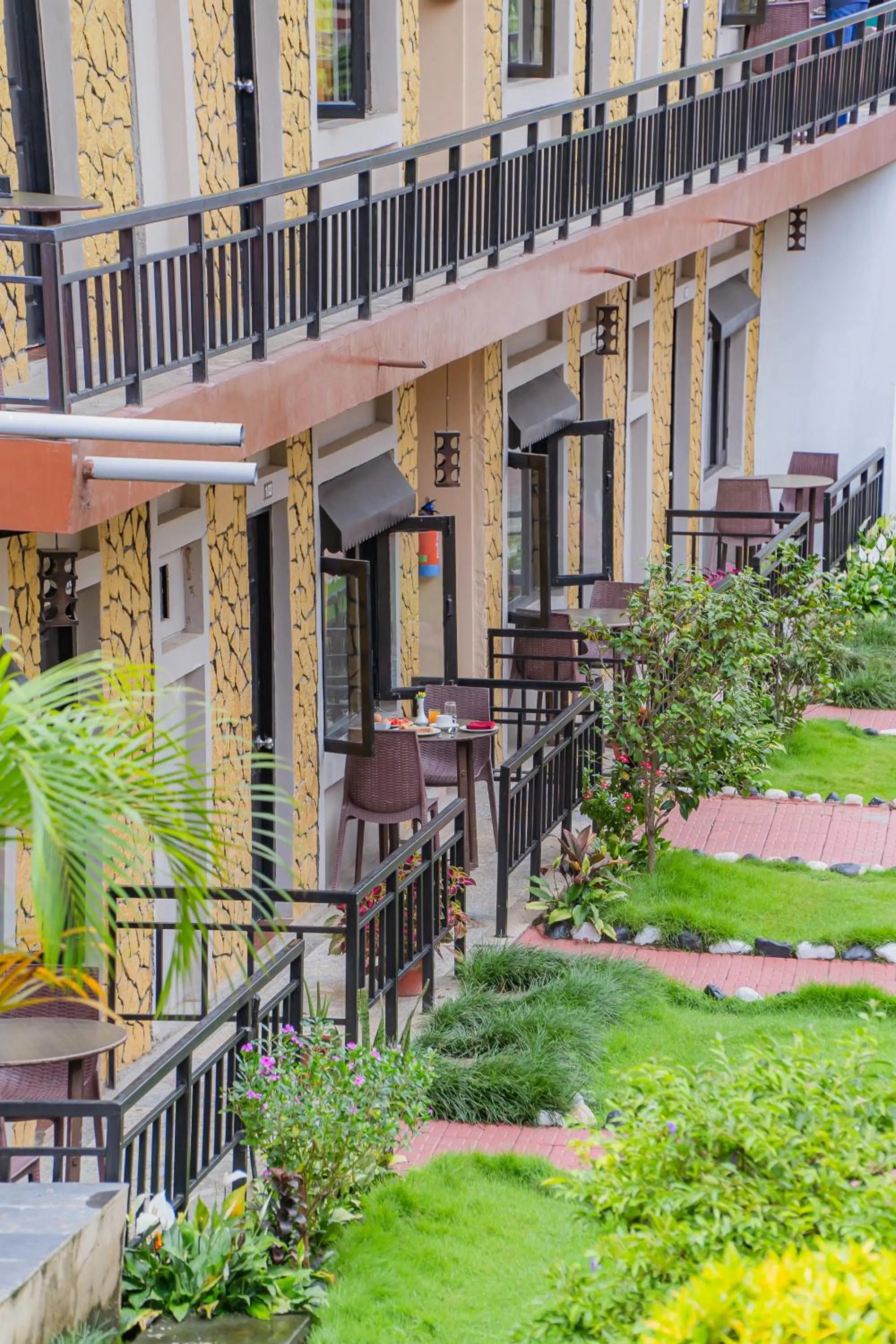 Patio in Moonlight Resort and Spa
