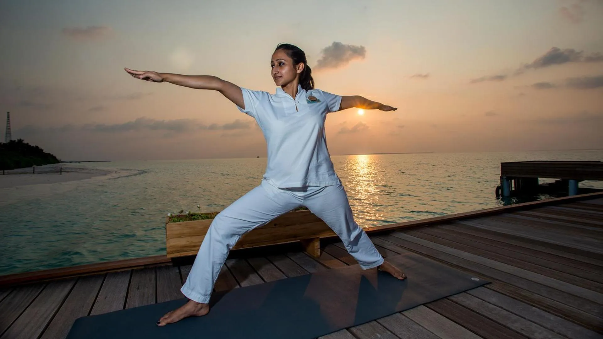 Fitness centre/facilities in The Barefoot Eco Hotel