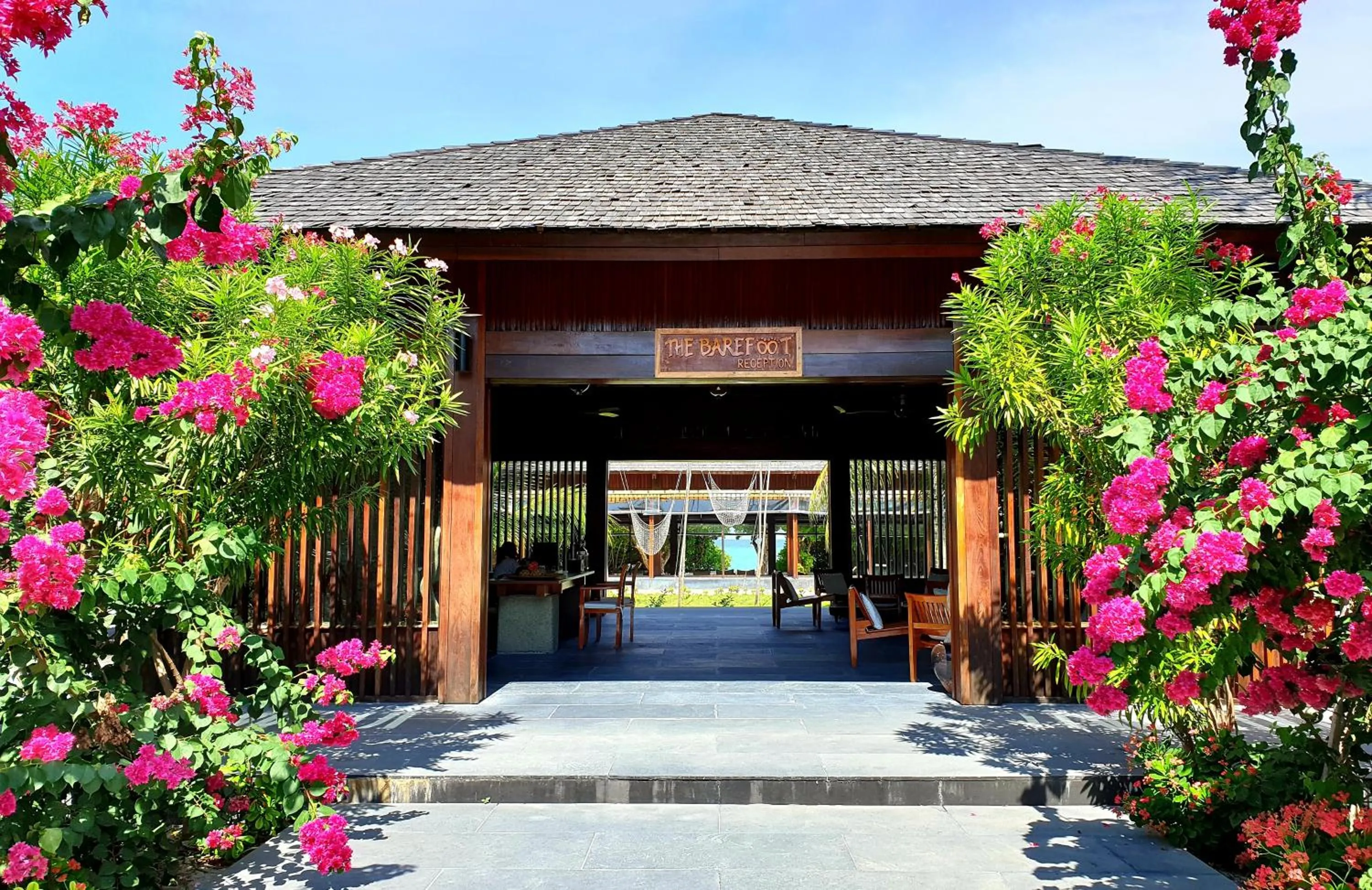Lobby or reception in The Barefoot Eco Hotel
