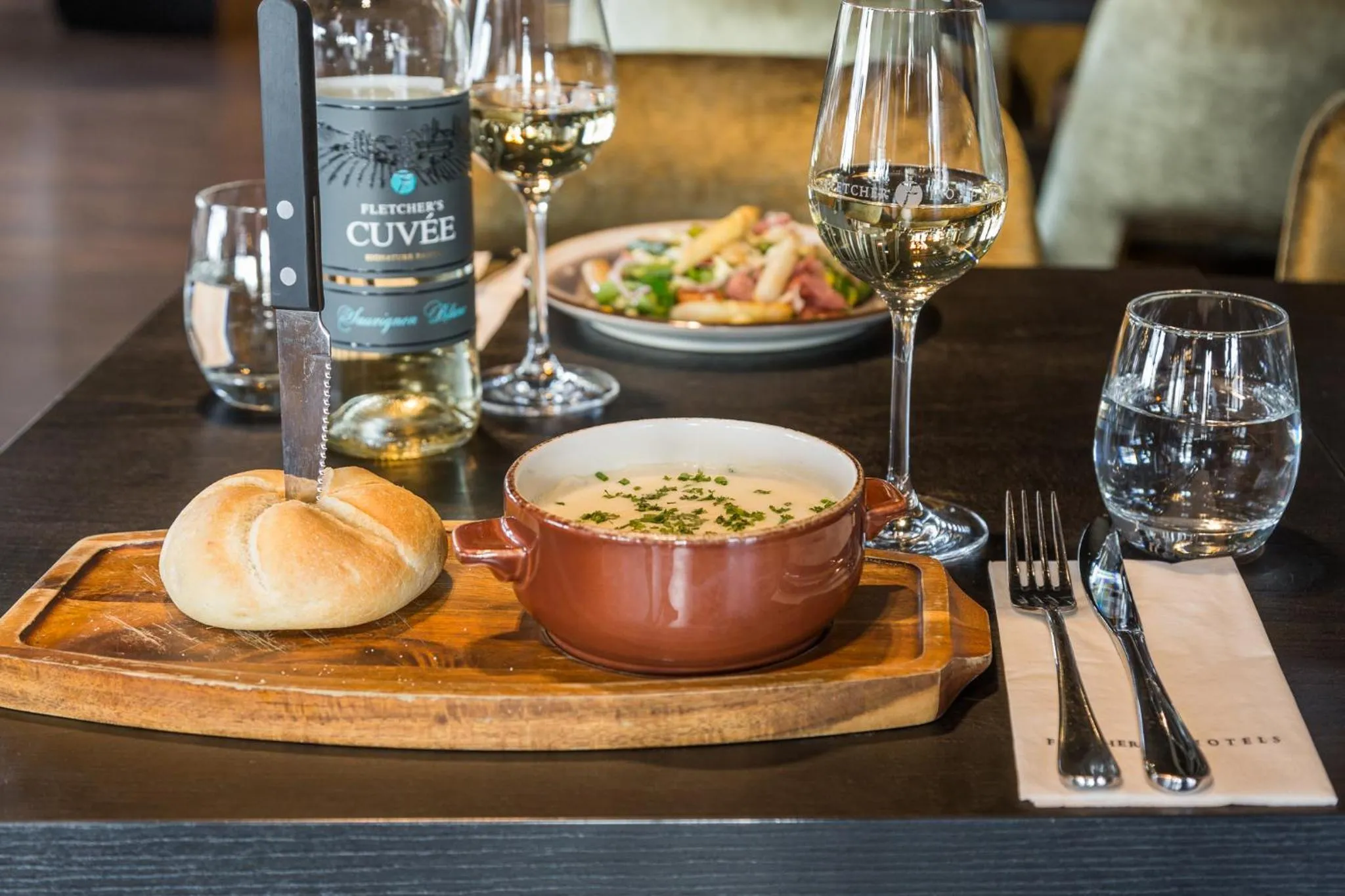 Food and drinks in Fletcher Kloosterhotel Willibrordhaeghe