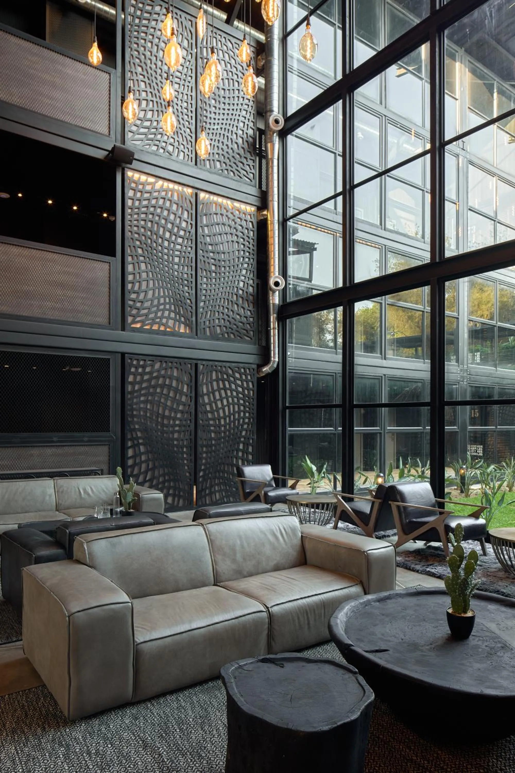 Seating area in Cargo88 Hotel