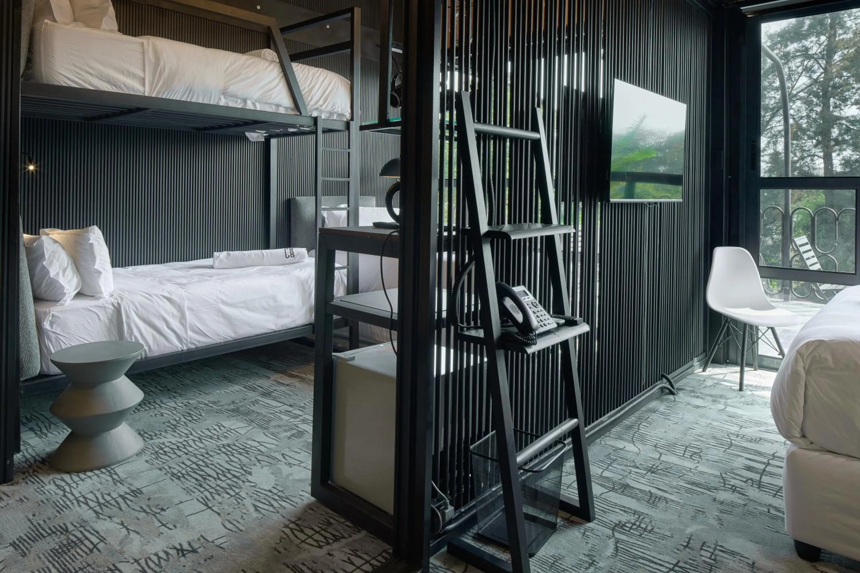 Bed in Cargo88 Hotel