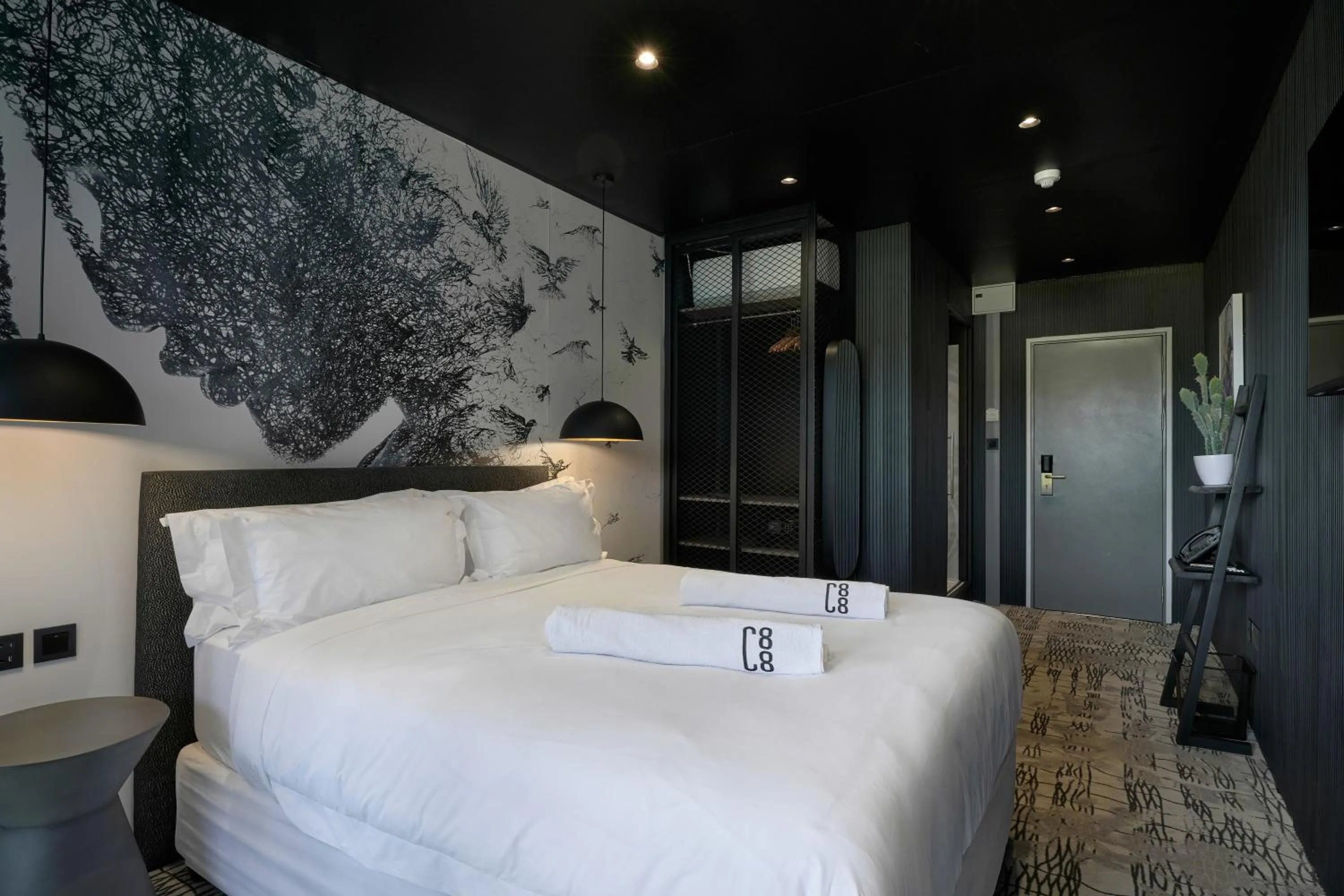 Bed in Cargo88 Hotel