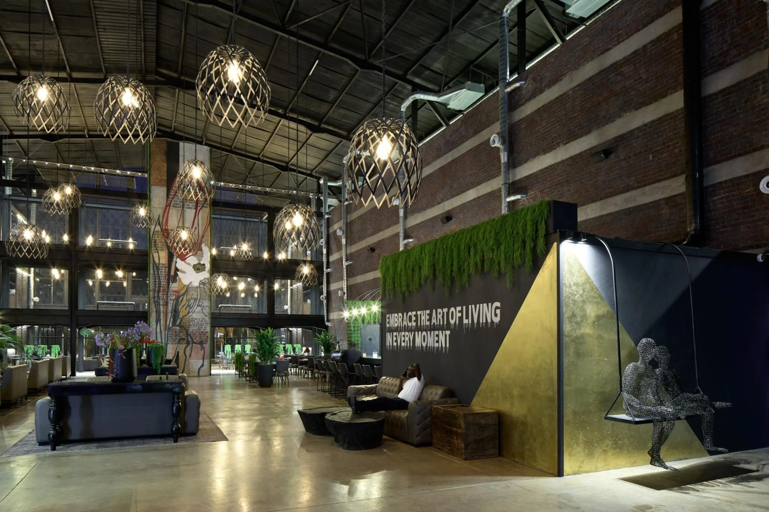 Seating area in Cargo88 Hotel