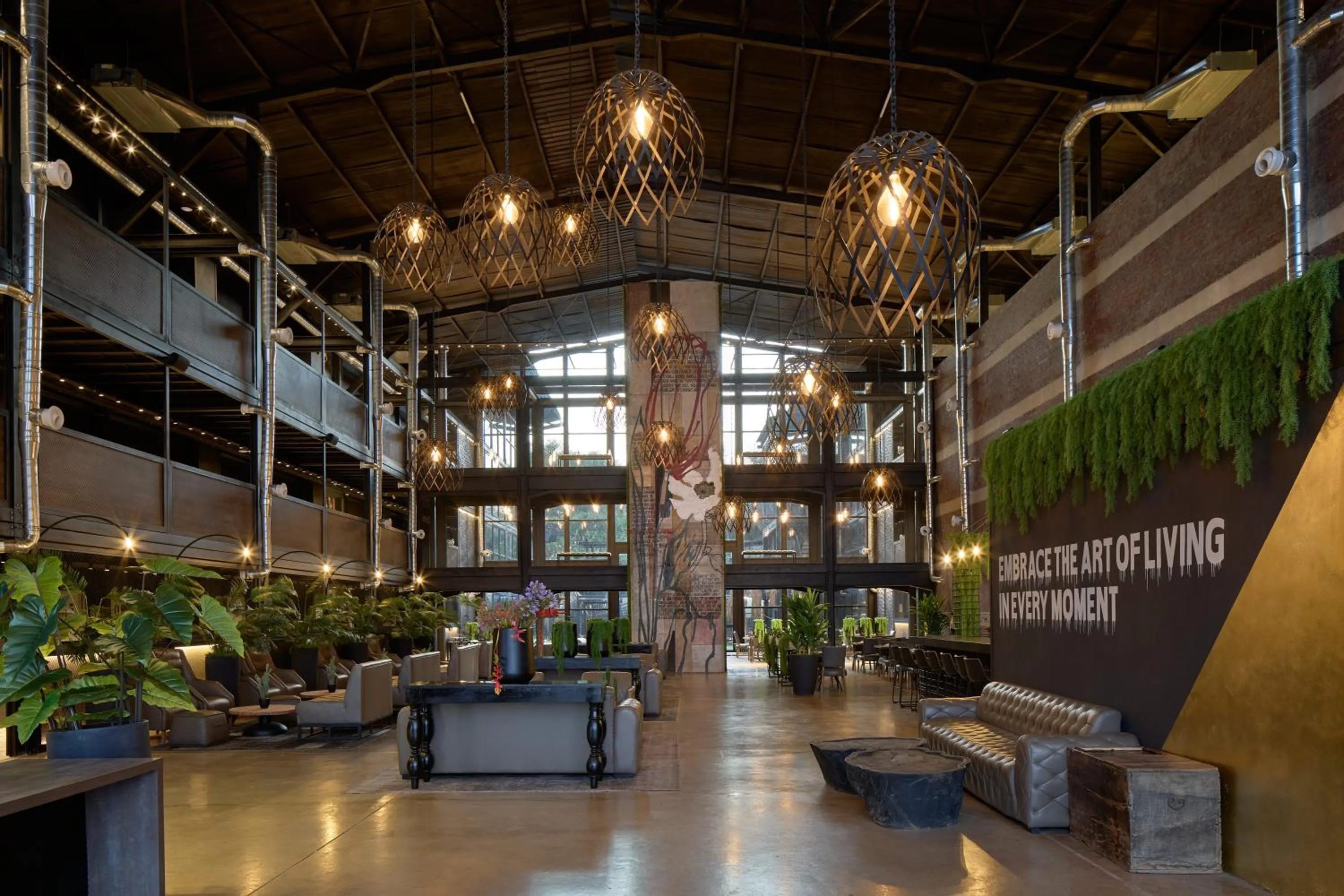 Seating area in Cargo88 Hotel