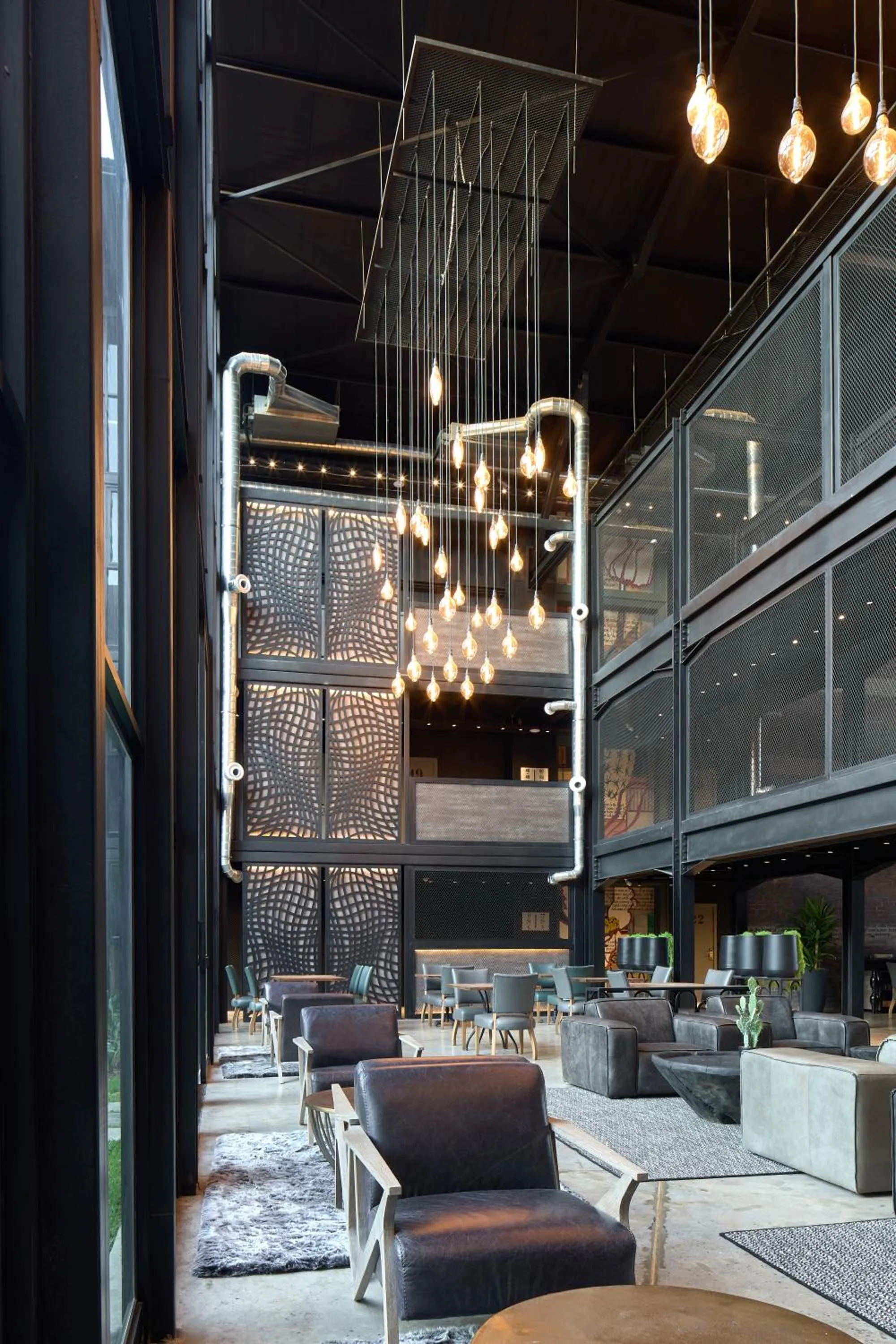 Seating area in Cargo88 Hotel