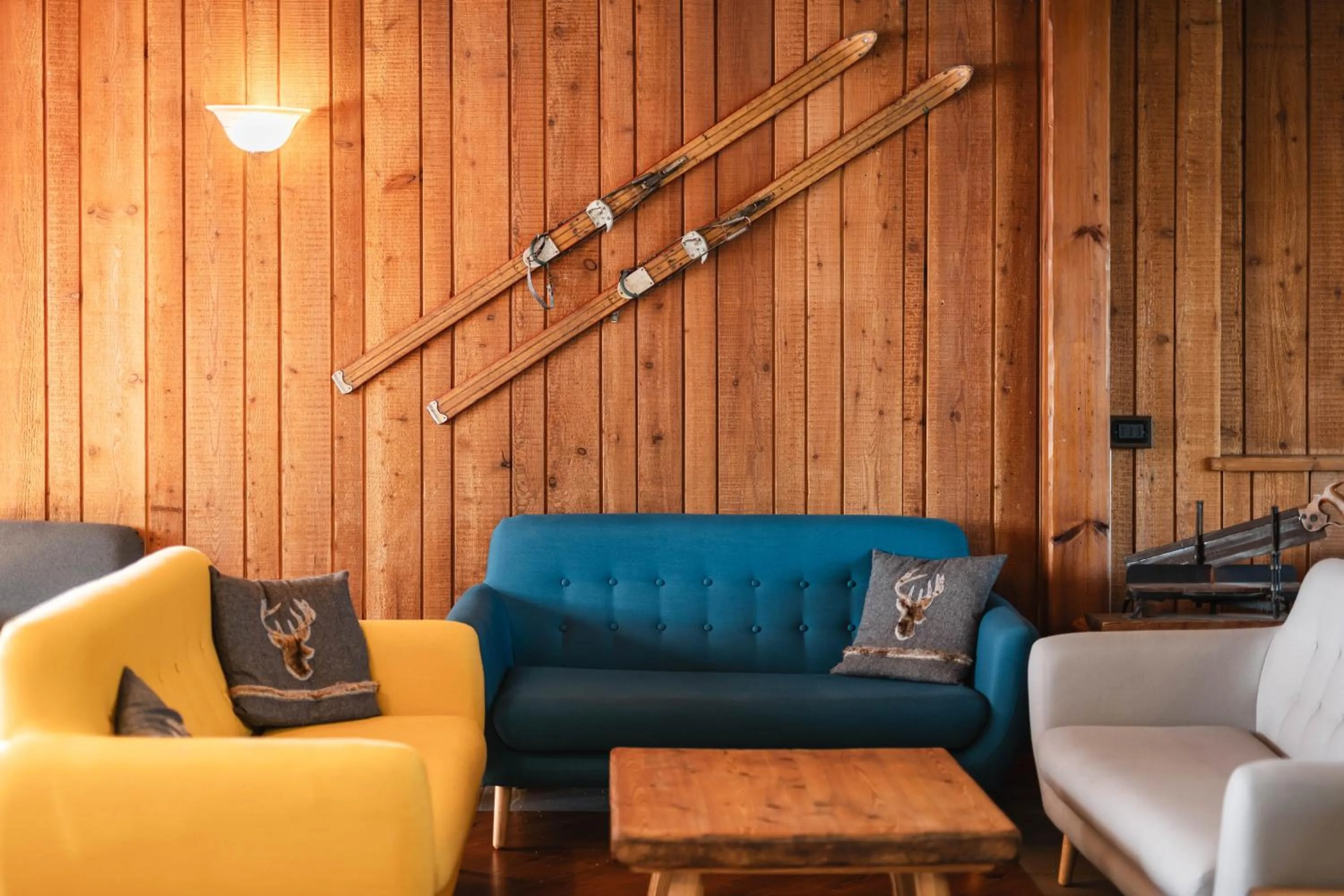 Living room in CHALET DES ALPES