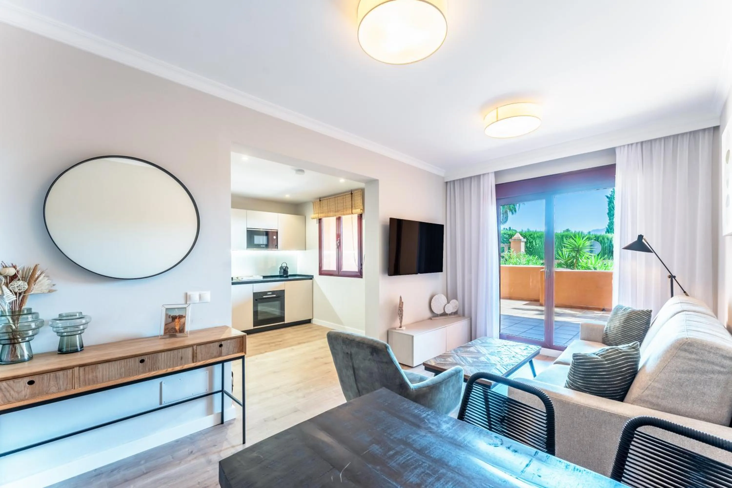 Living room in Royal Marbella Golf Resort