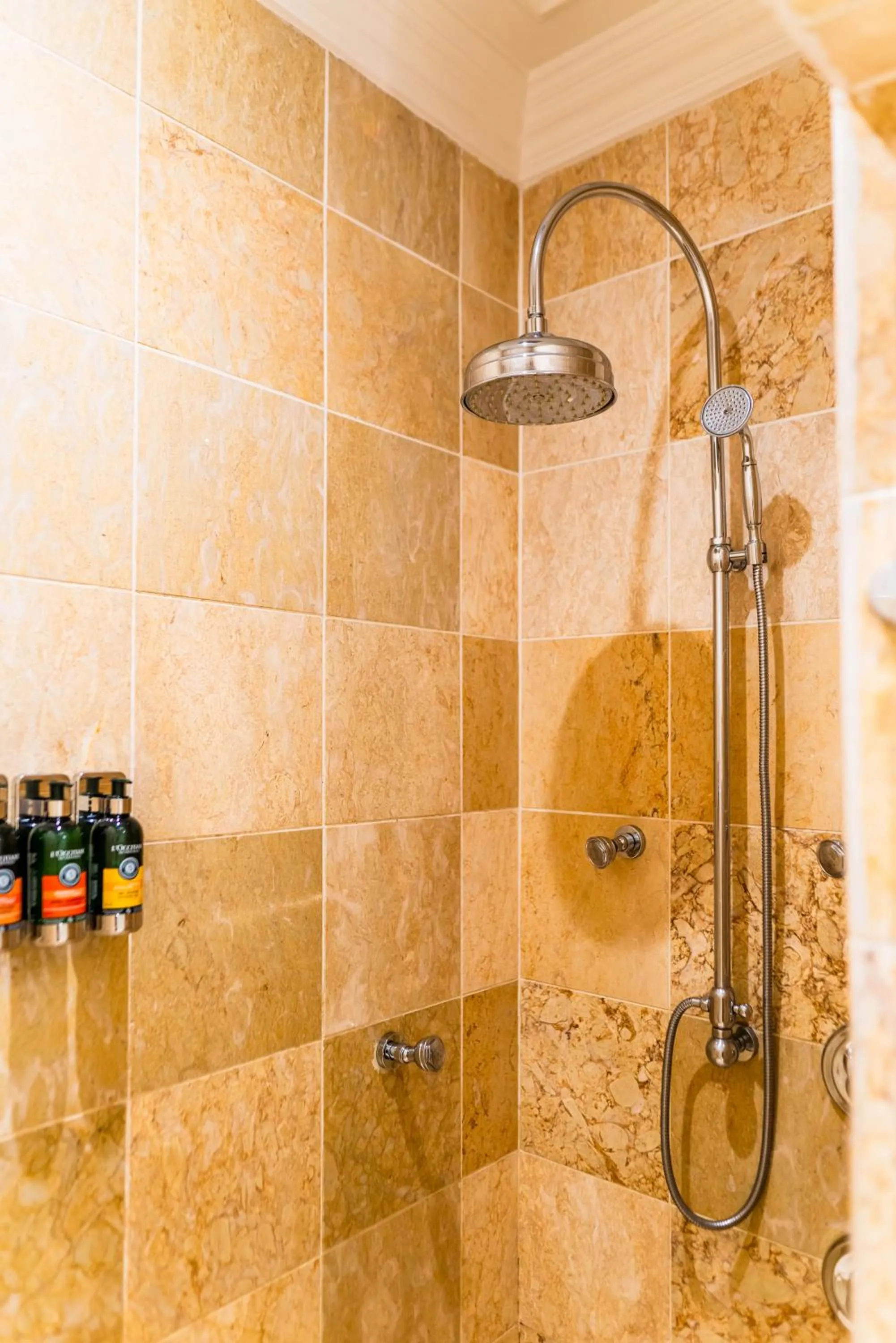 Shower in The Monarch Hotel