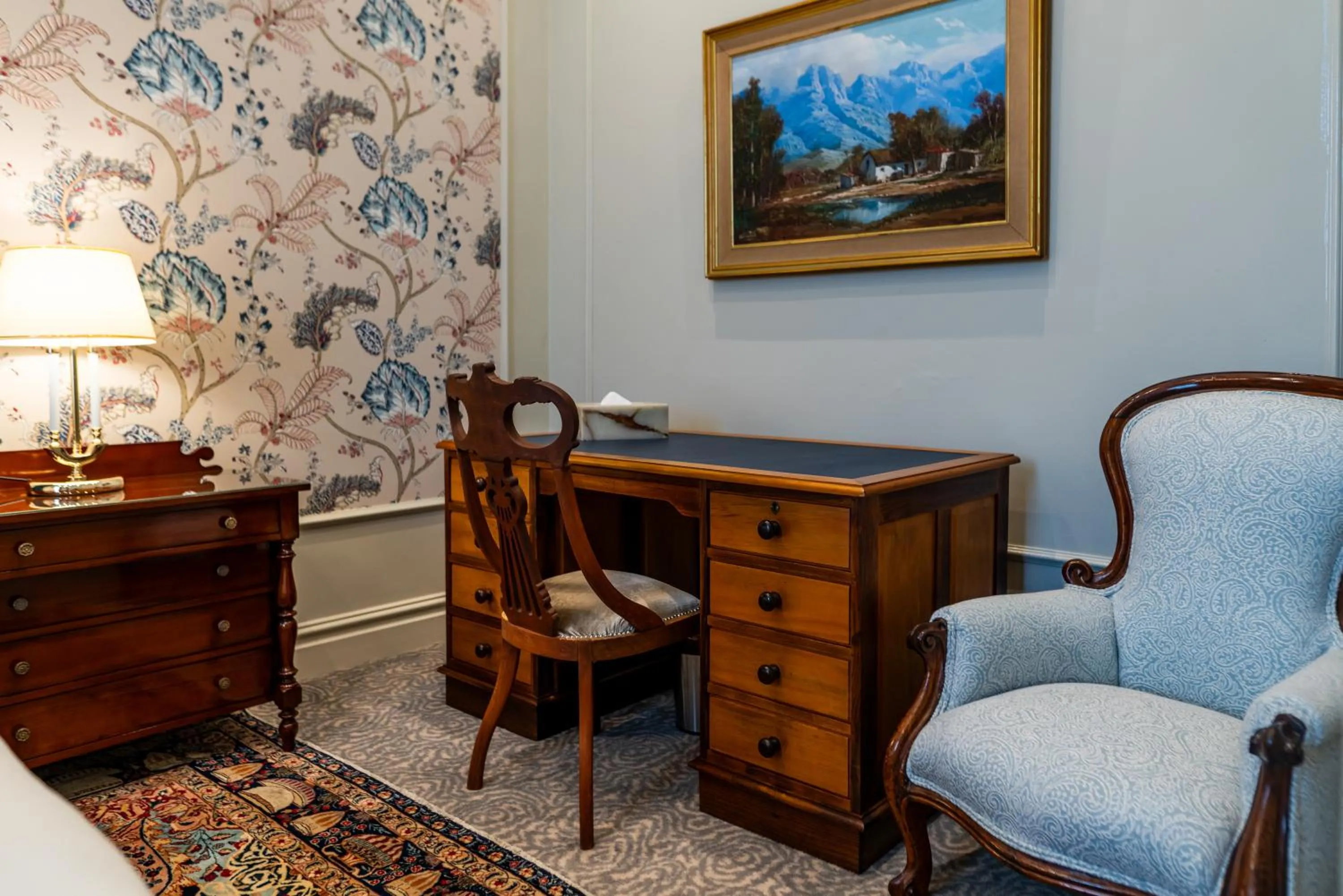 Seating area in The Monarch Hotel