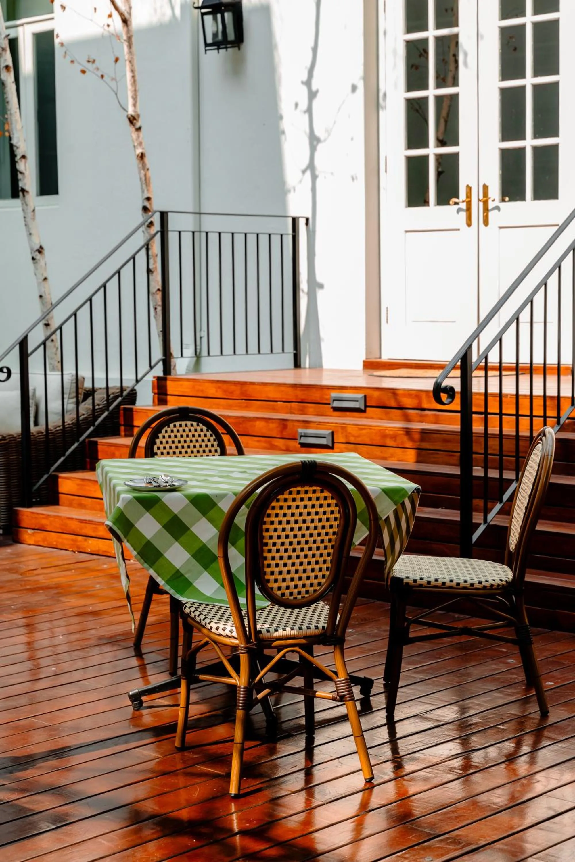 Patio in The Monarch Hotel