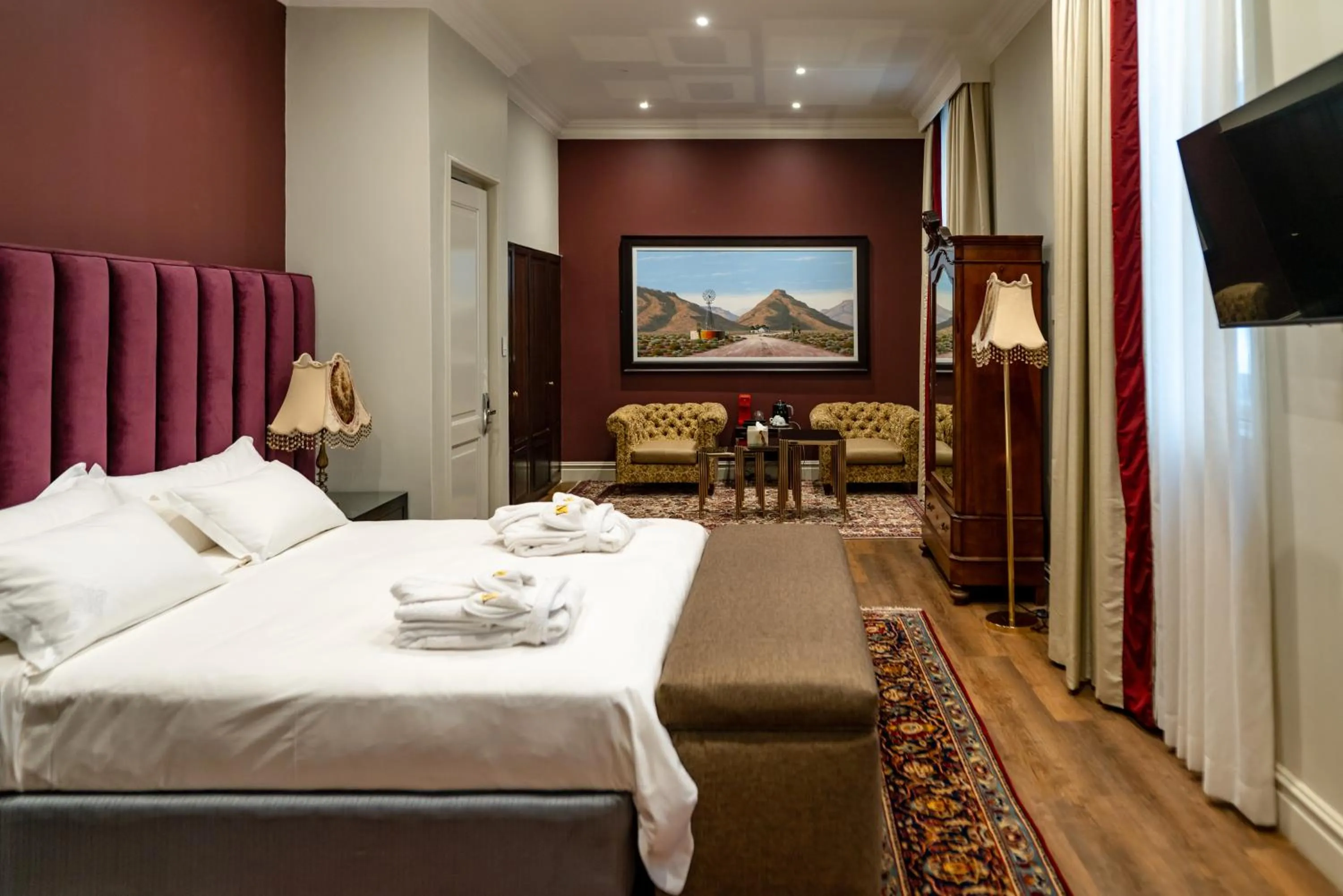 Bed in The Monarch Hotel